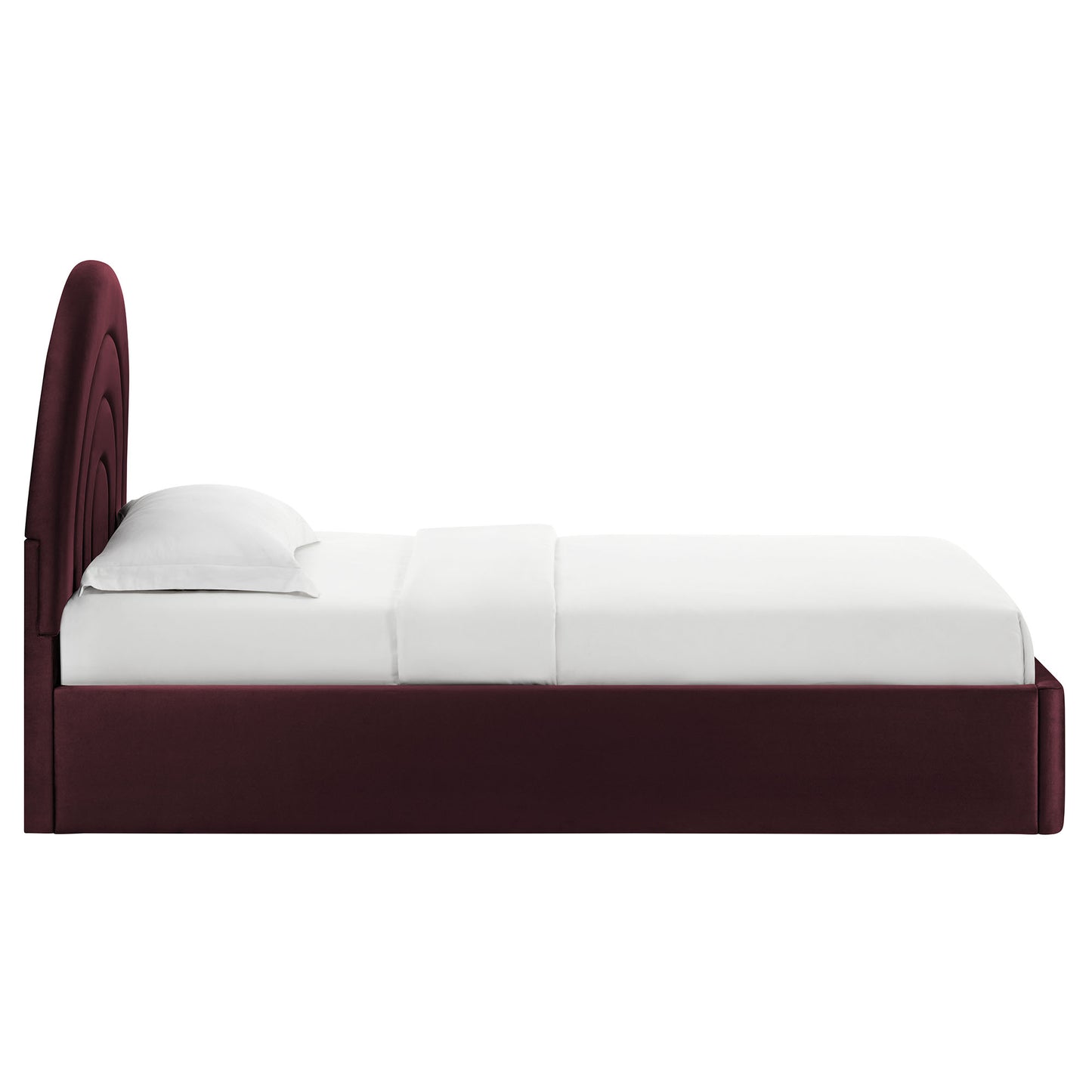 Solana Arched Performance Velvet Platform Bed by Modway