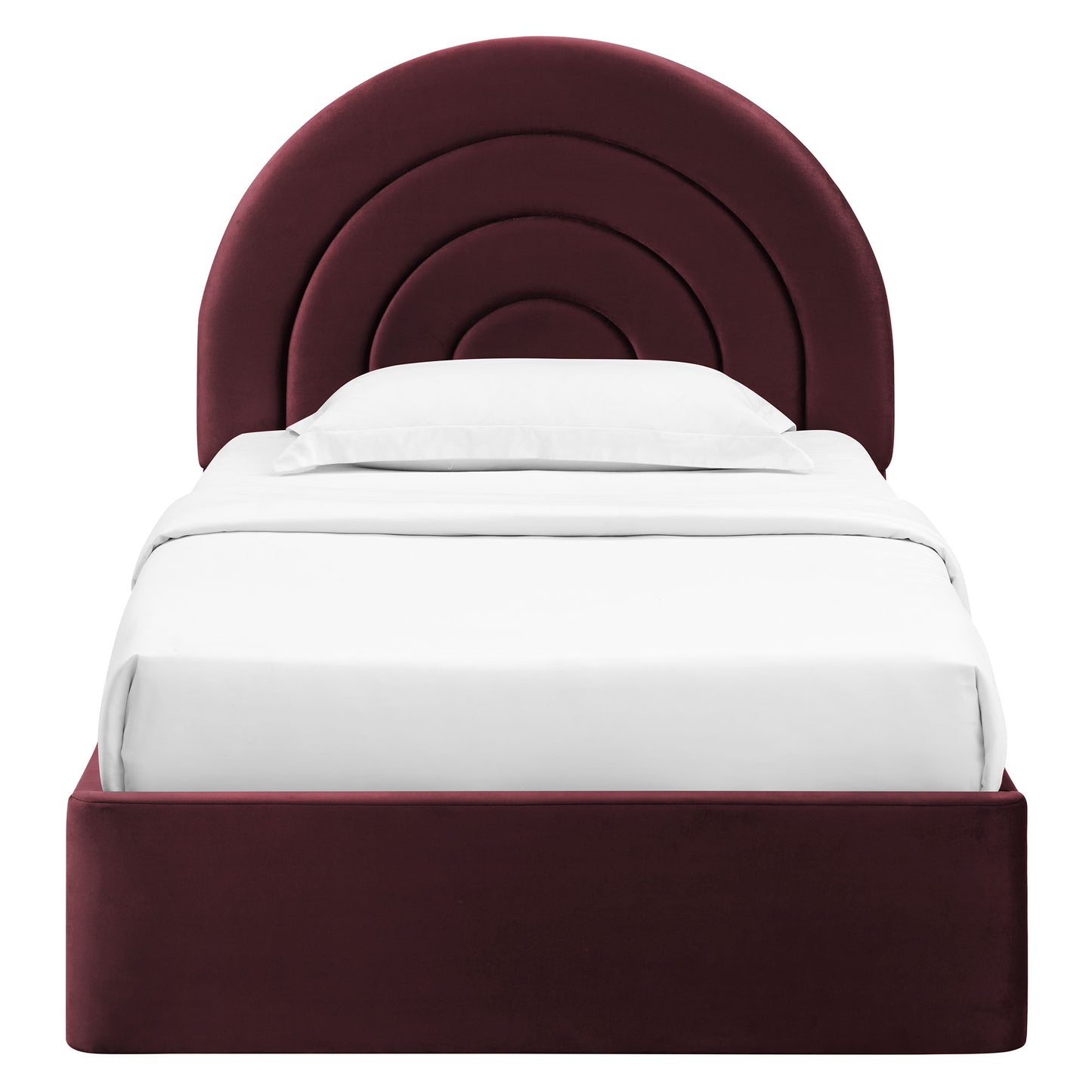 Solana Arched Performance Velvet Platform Bed by Modway