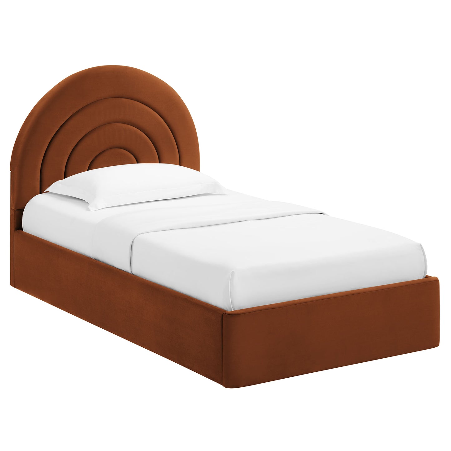 Solana Arched Performance Velvet Platform Bed by Modway