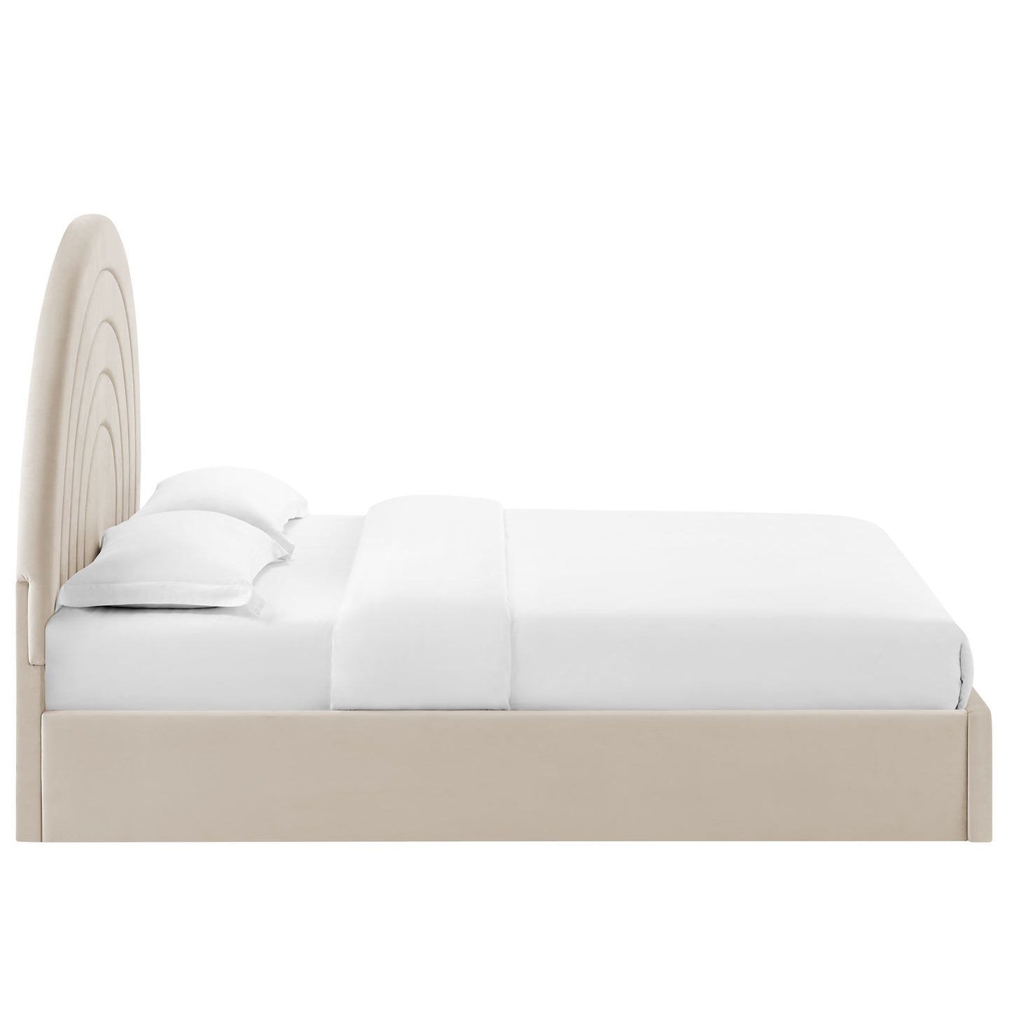 Solana Arched Performance Velvet Platform Bed by Modway