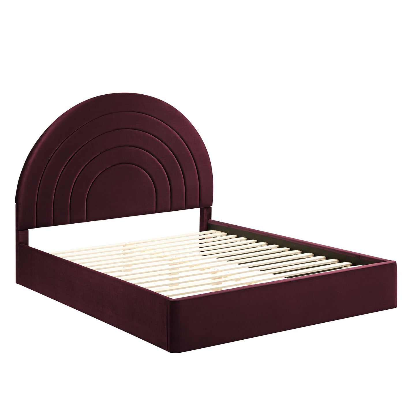 Solana Arched Performance Velvet Platform Bed by Modway