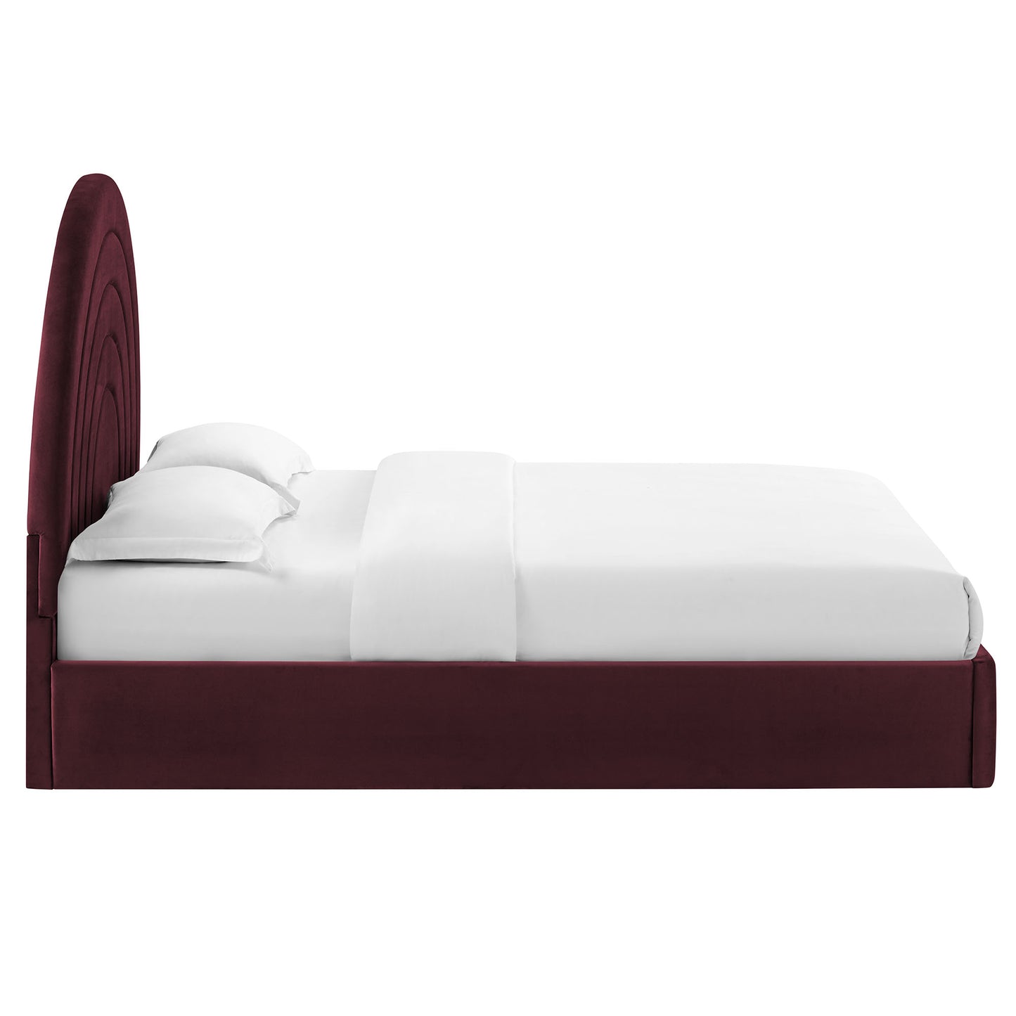 Solana Arched Performance Velvet Platform Bed by Modway
