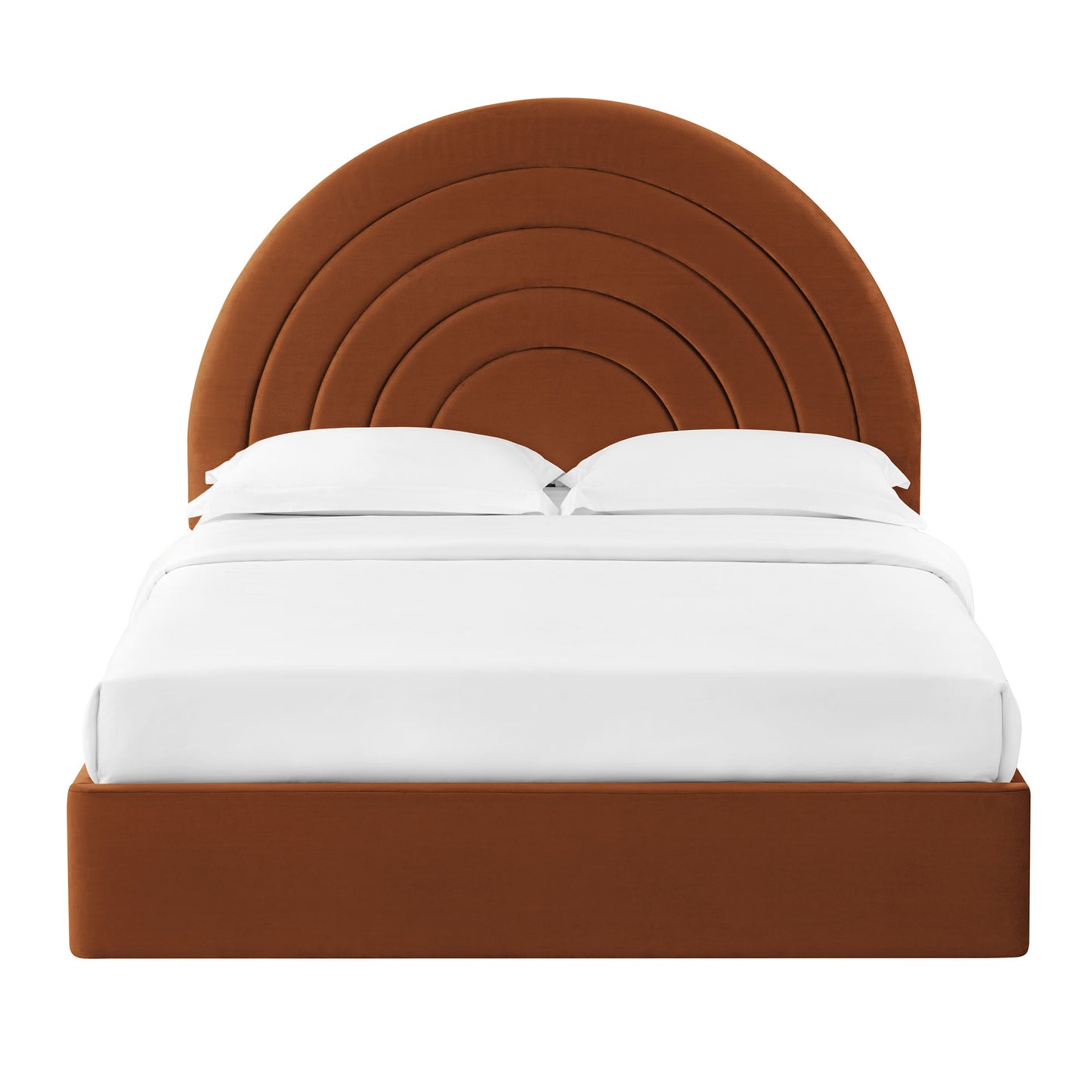 Solana Arched Performance Velvet Platform Bed by Modway