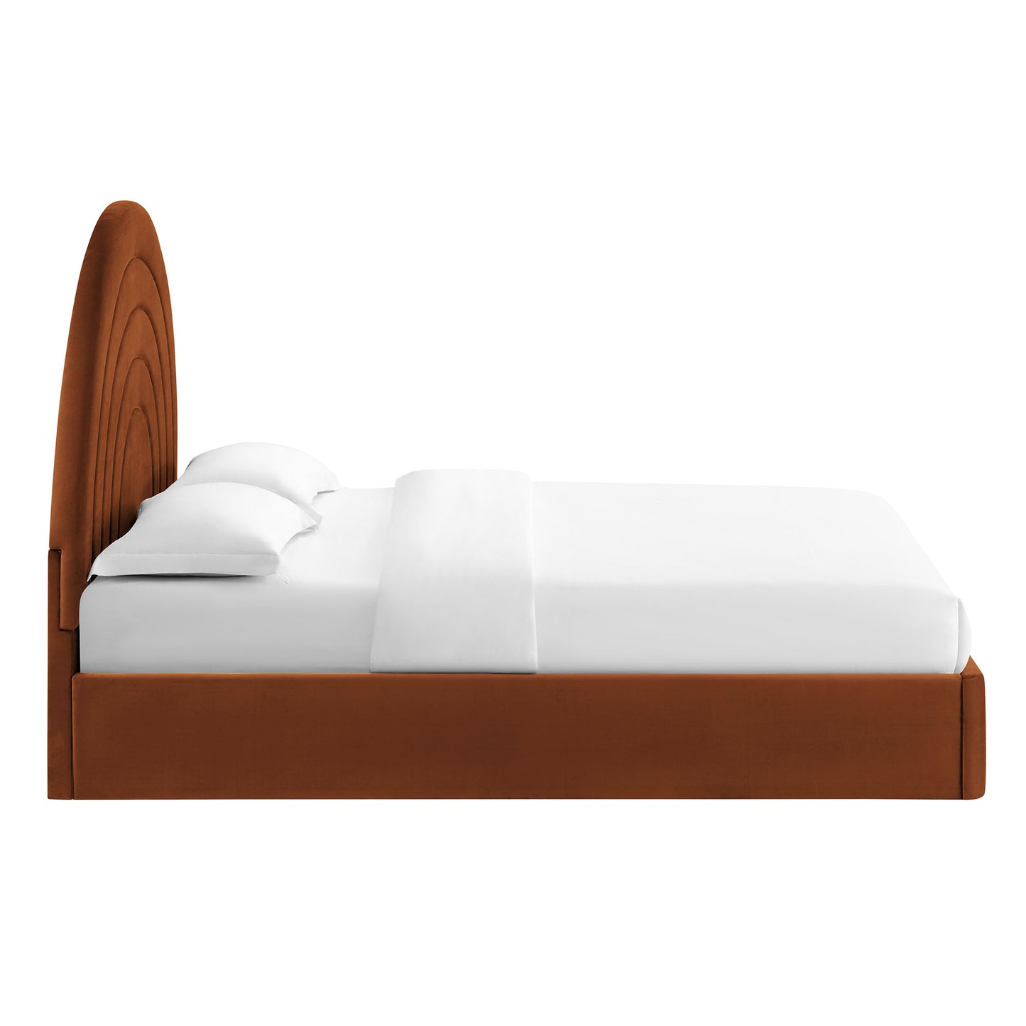 Solana Arched Performance Velvet King Platform Bed by Modway MOD-7168-RUS