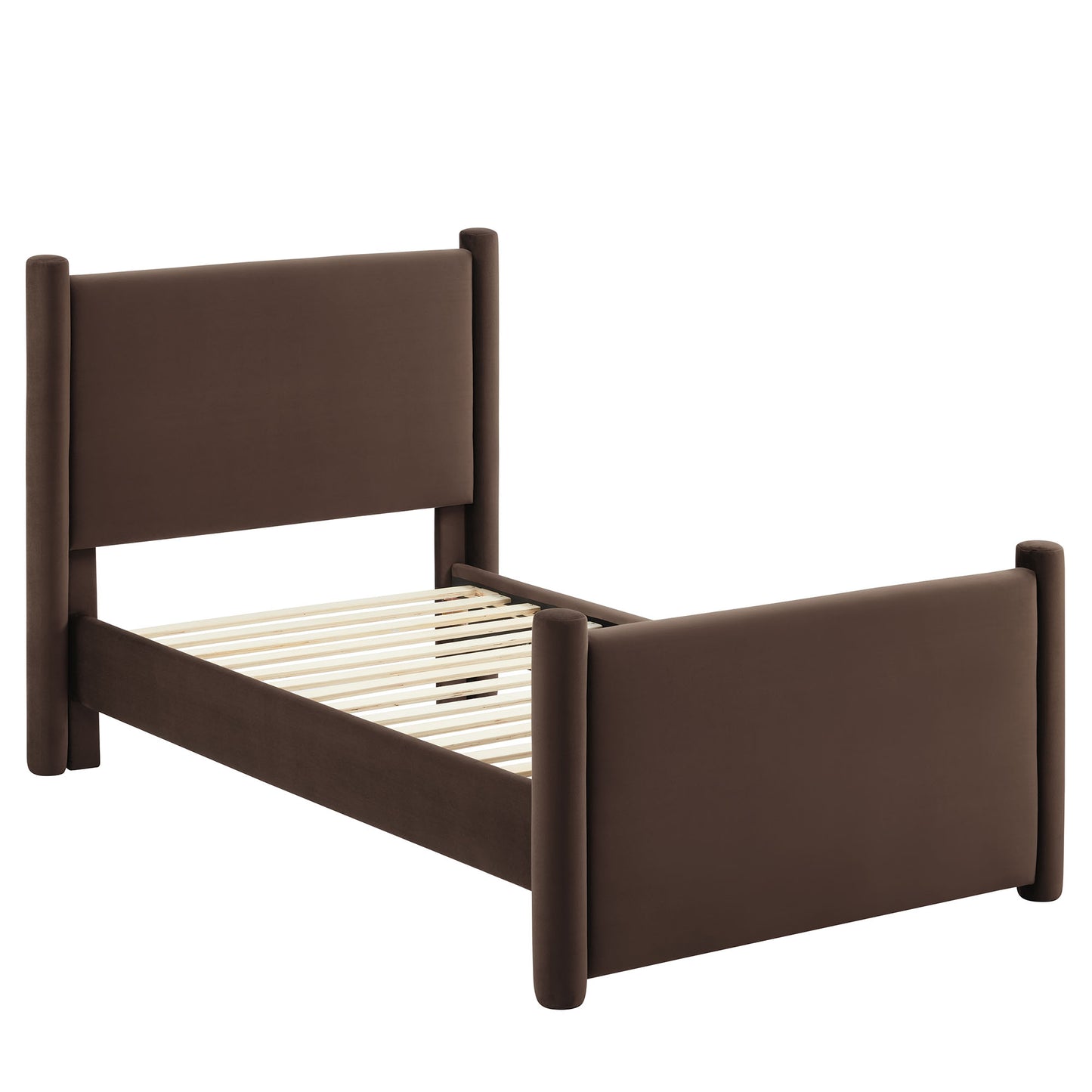 Rael Performance Velvet Twin Platform Bed by Modway MOD-7173-CHB
