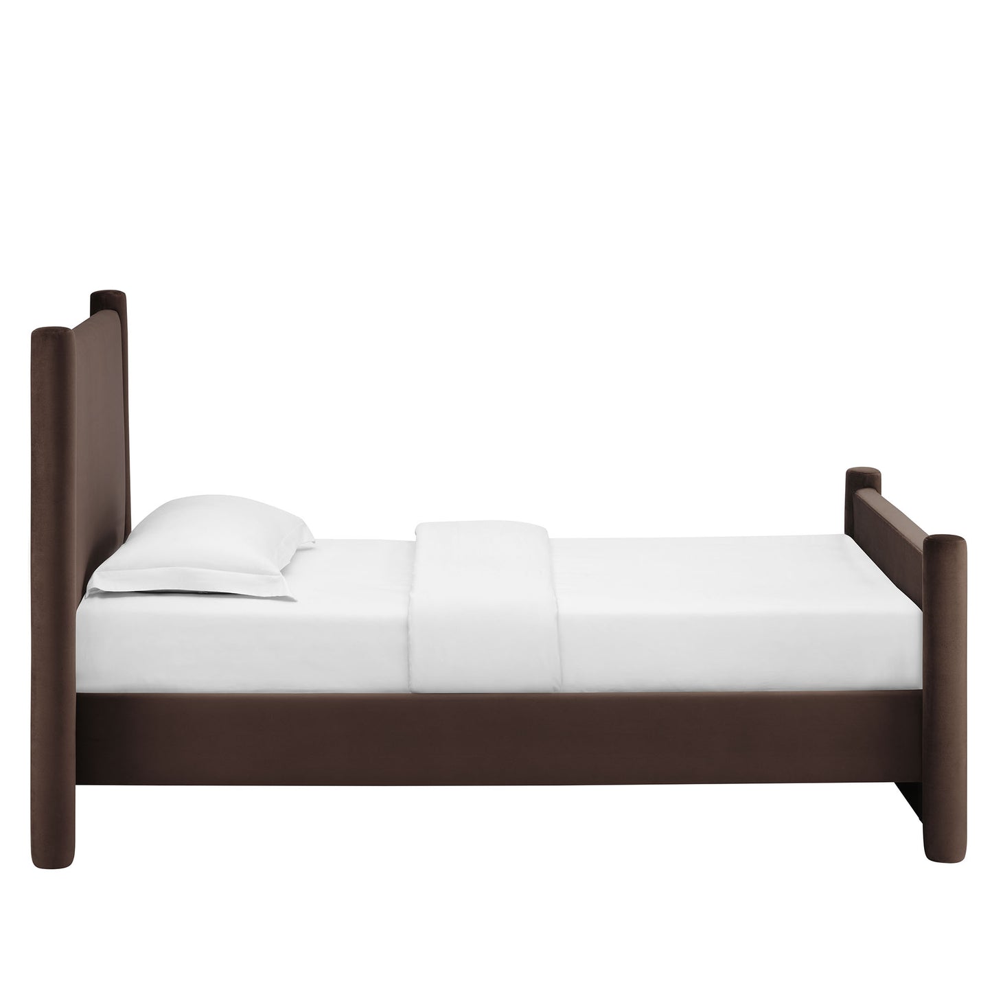 Rael Performance Velvet Twin Platform Bed by Modway MOD-7173-CHB