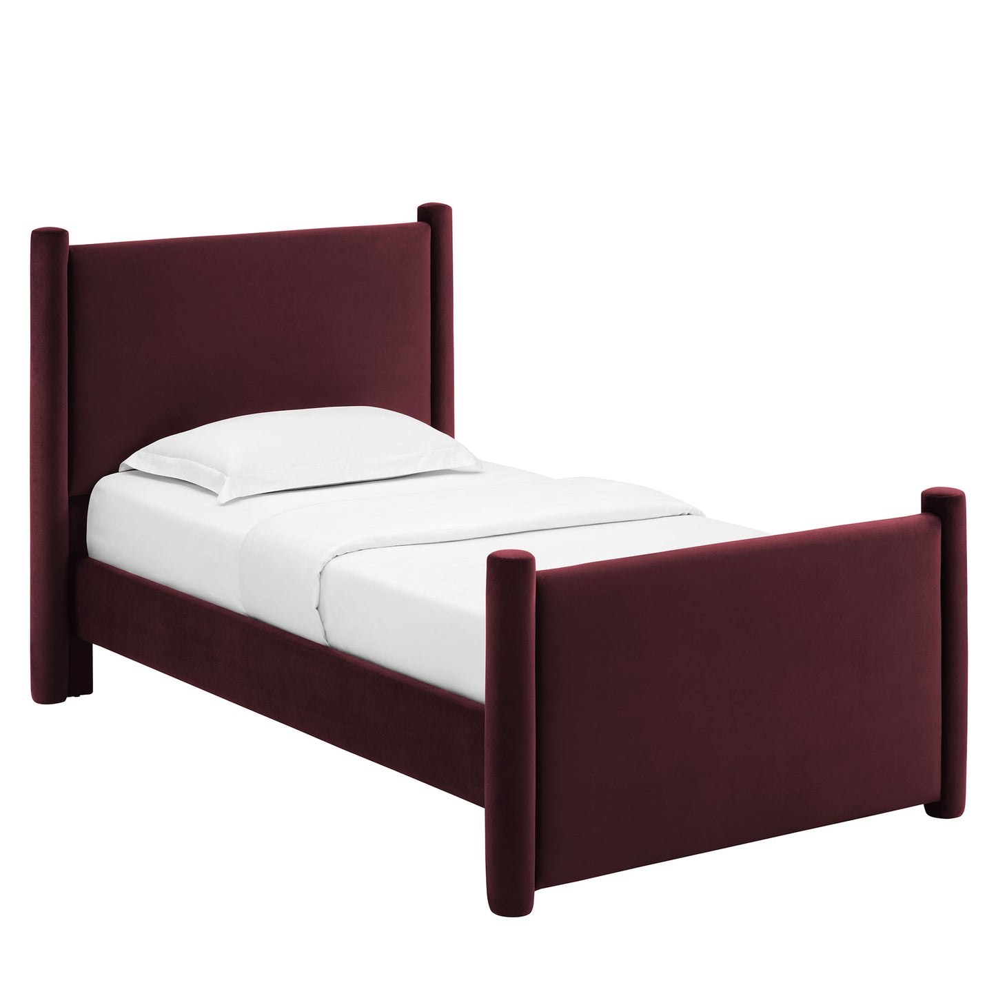 Rael Performance Velvet Platform Bed by Modway