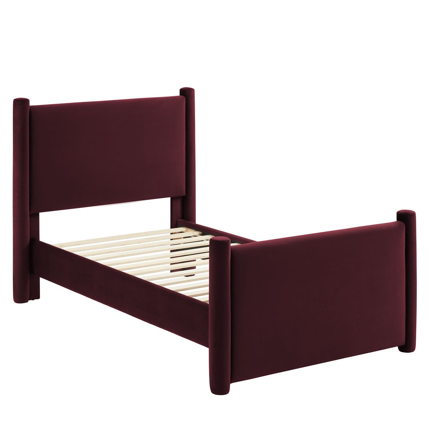 Rael Performance Velvet Platform Bed by Modway