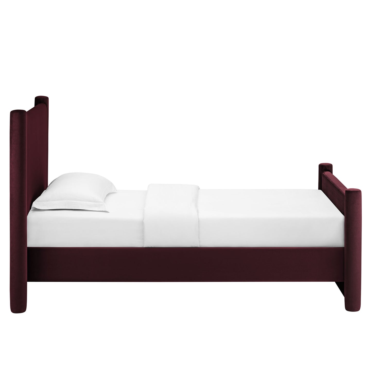Rael Performance Velvet Platform Bed by Modway