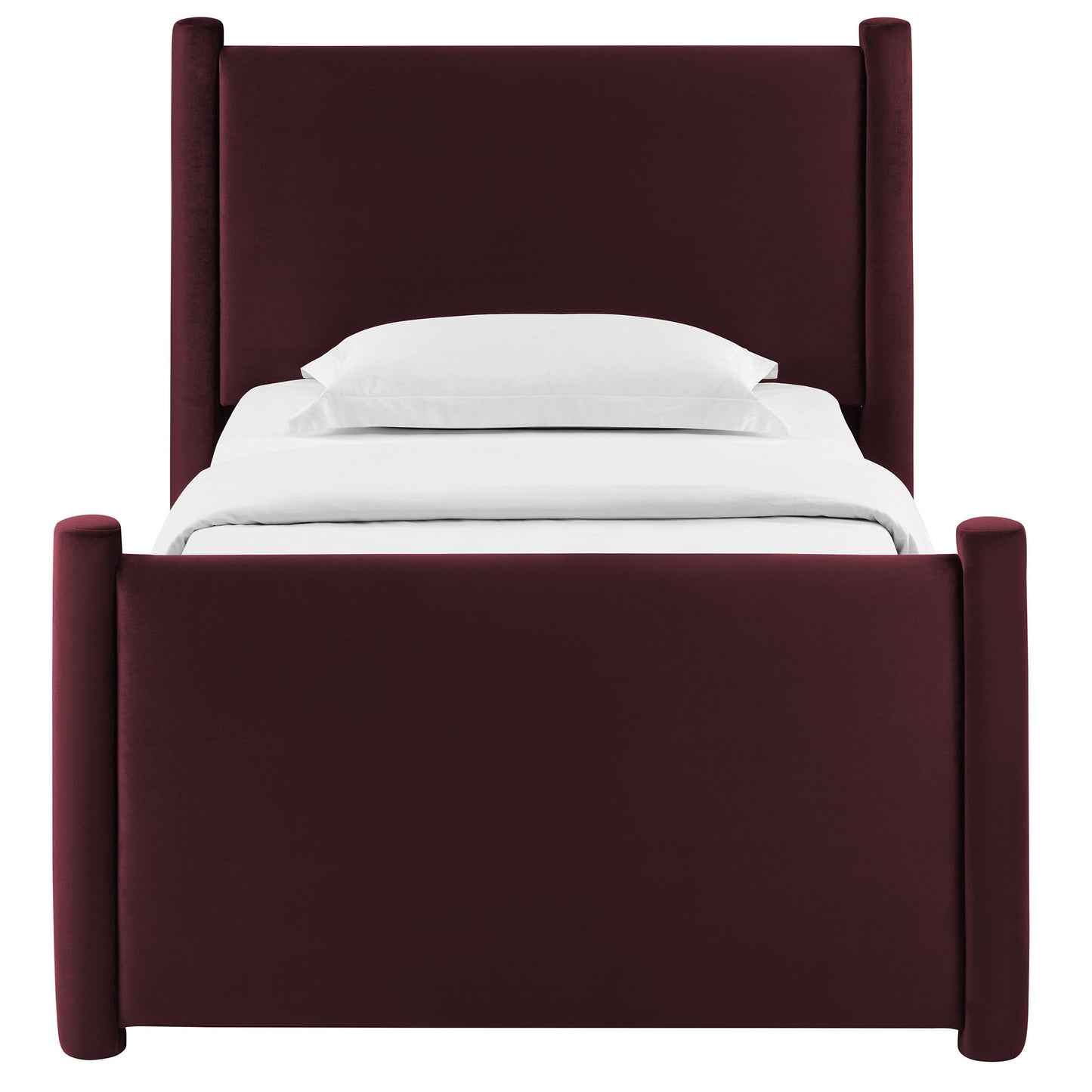 Rael Performance Velvet Platform Bed by Modway