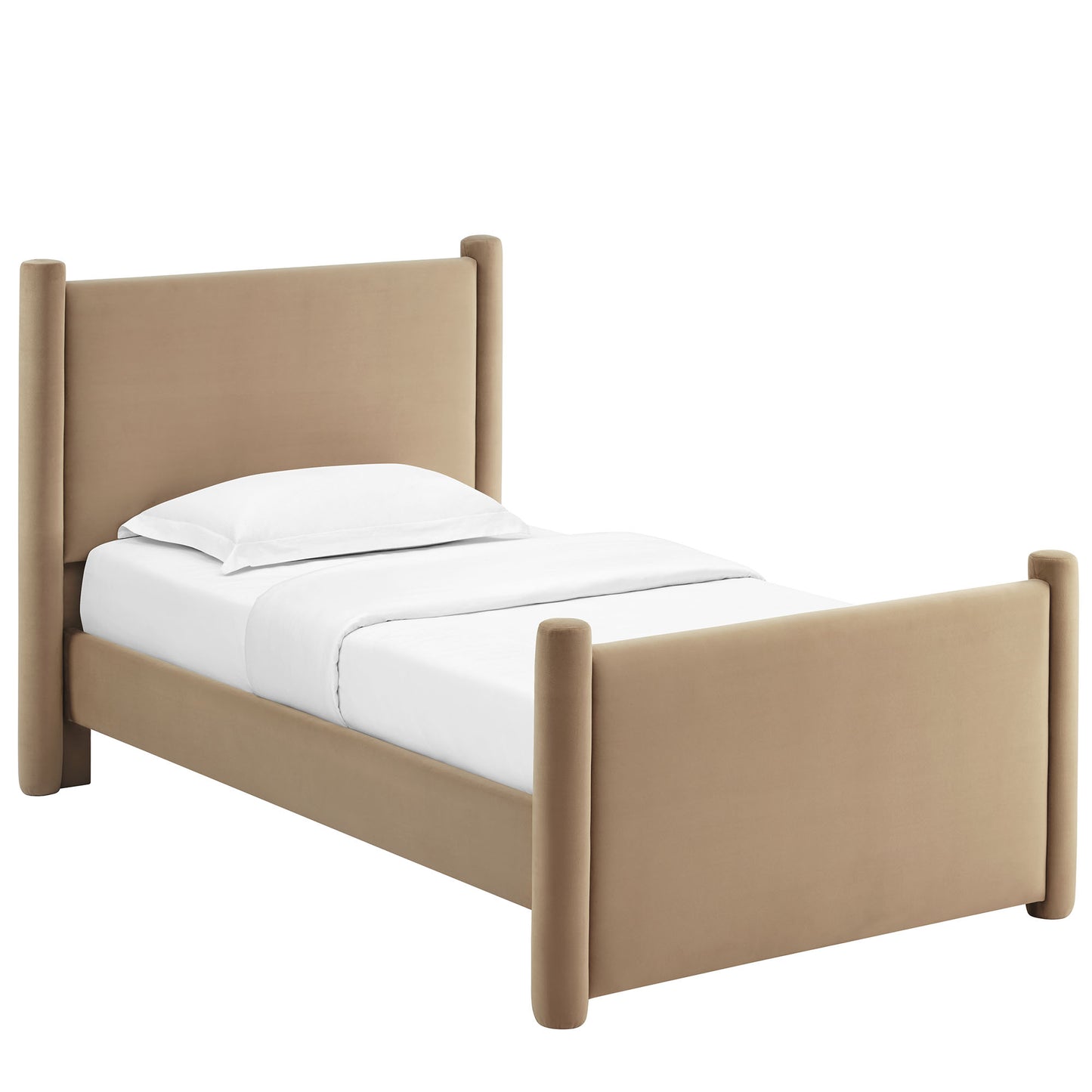 Rael Performance Velvet Platform Bed by Modway