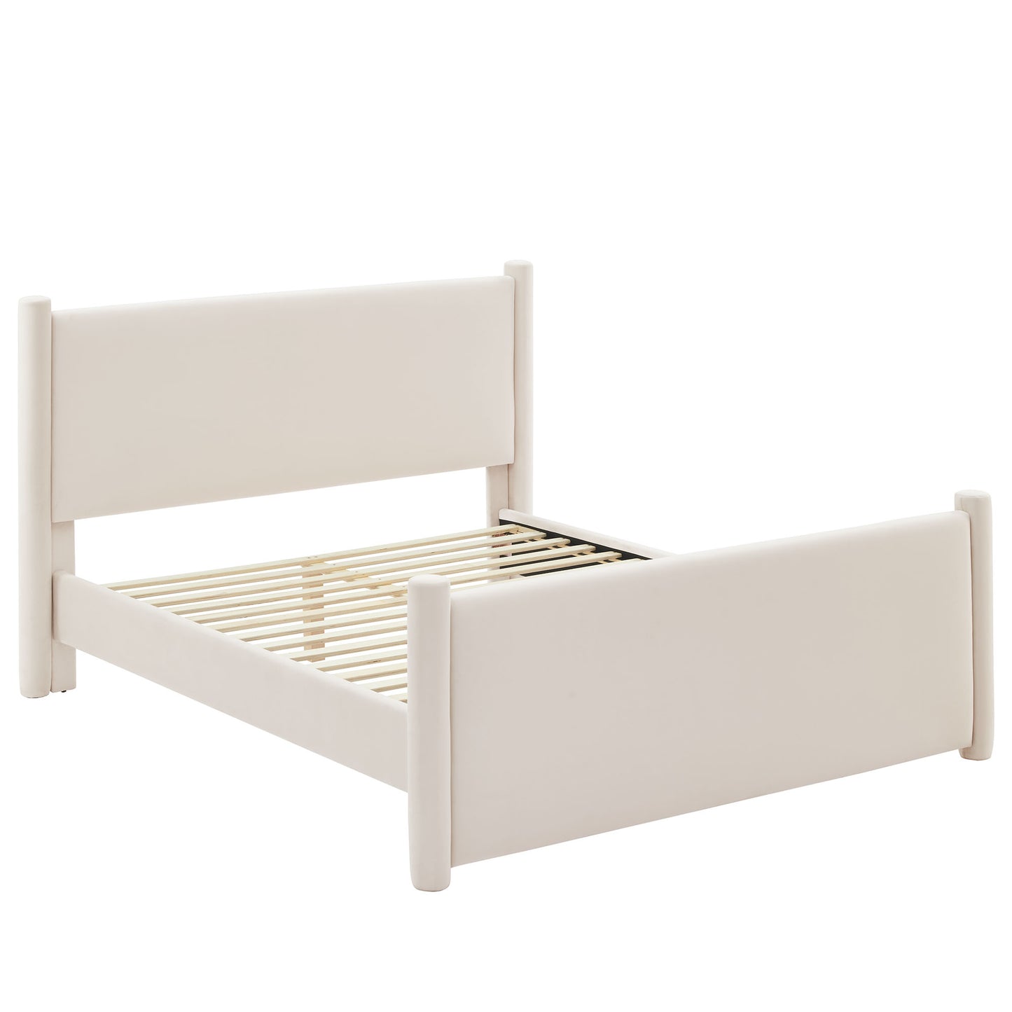 Rael Performance Velvet Queen Platform Bed by Modway MOD-7175-ALA