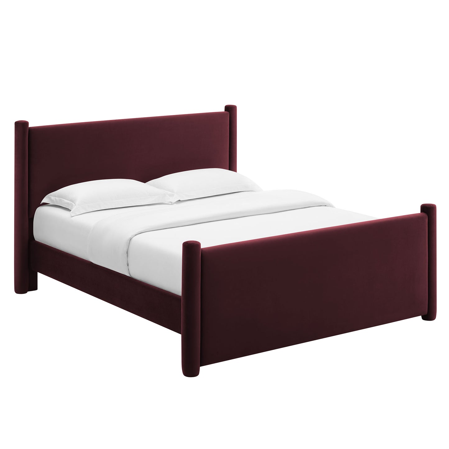 Rael Performance Velvet Platform Bed by Modway
