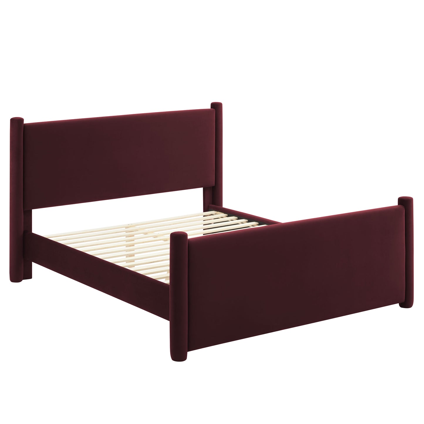 Rael Performance Velvet Platform Bed by Modway