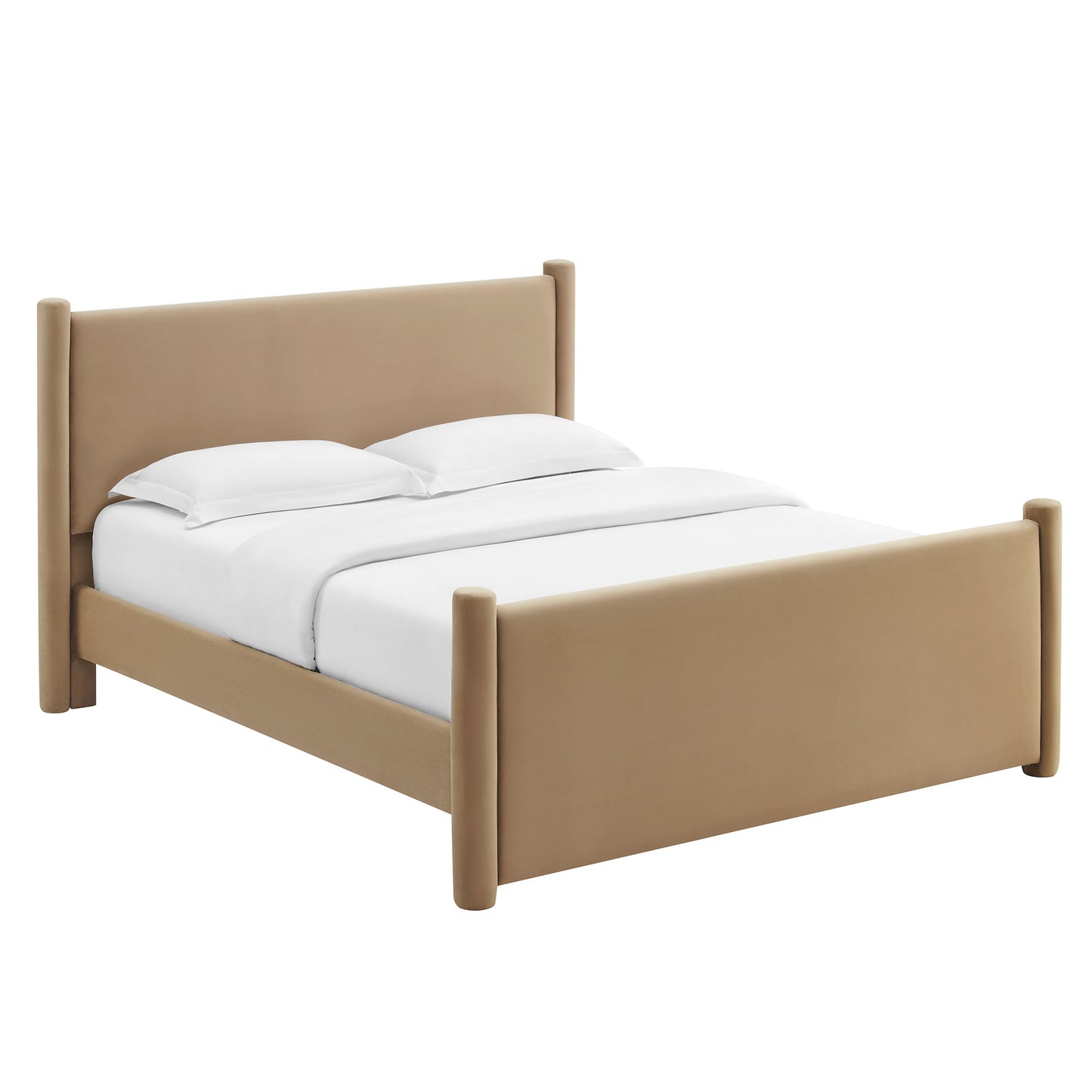 Rael Performance Velvet Platform Bed by Modway