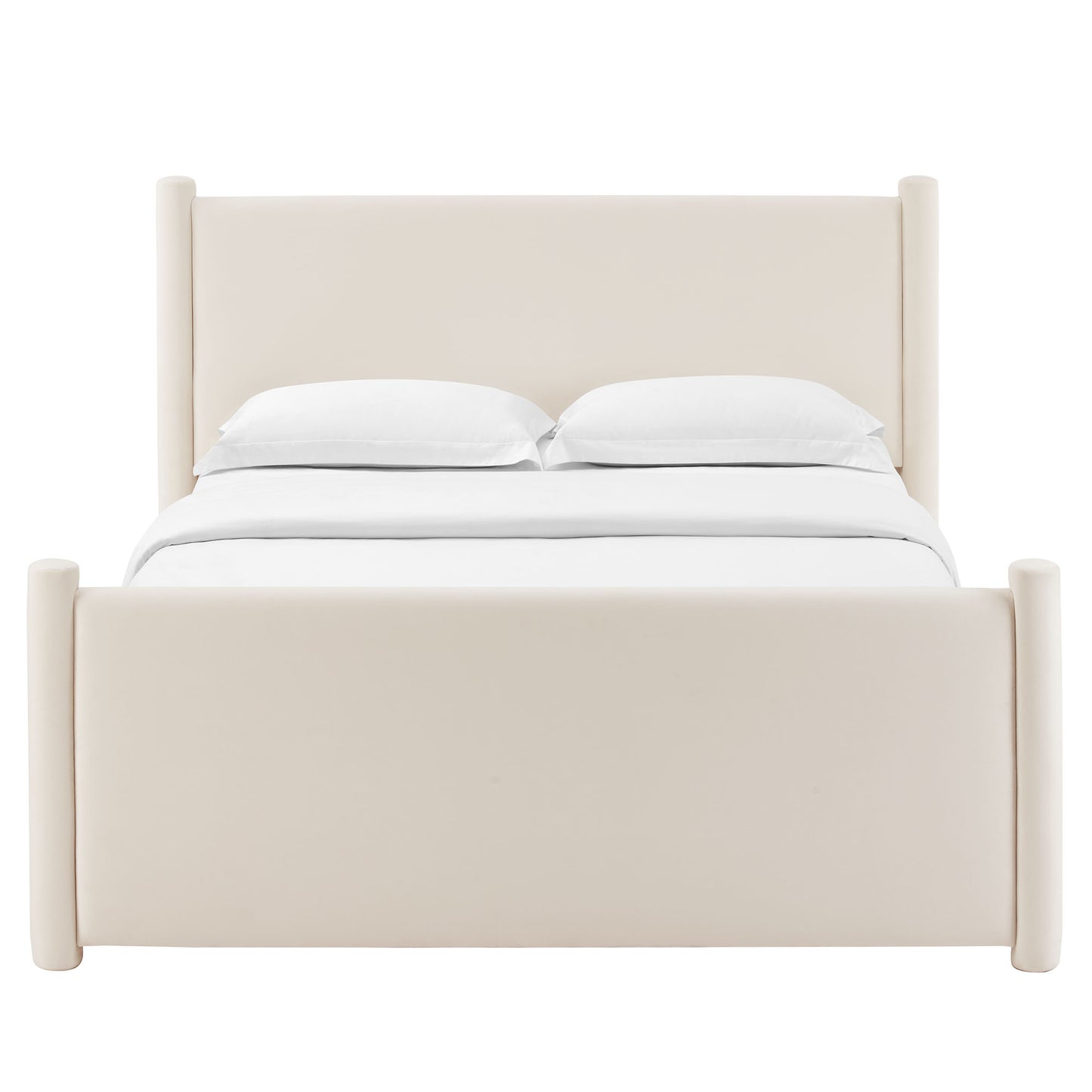 Rael Performance Velvet Platform Bed by Modway