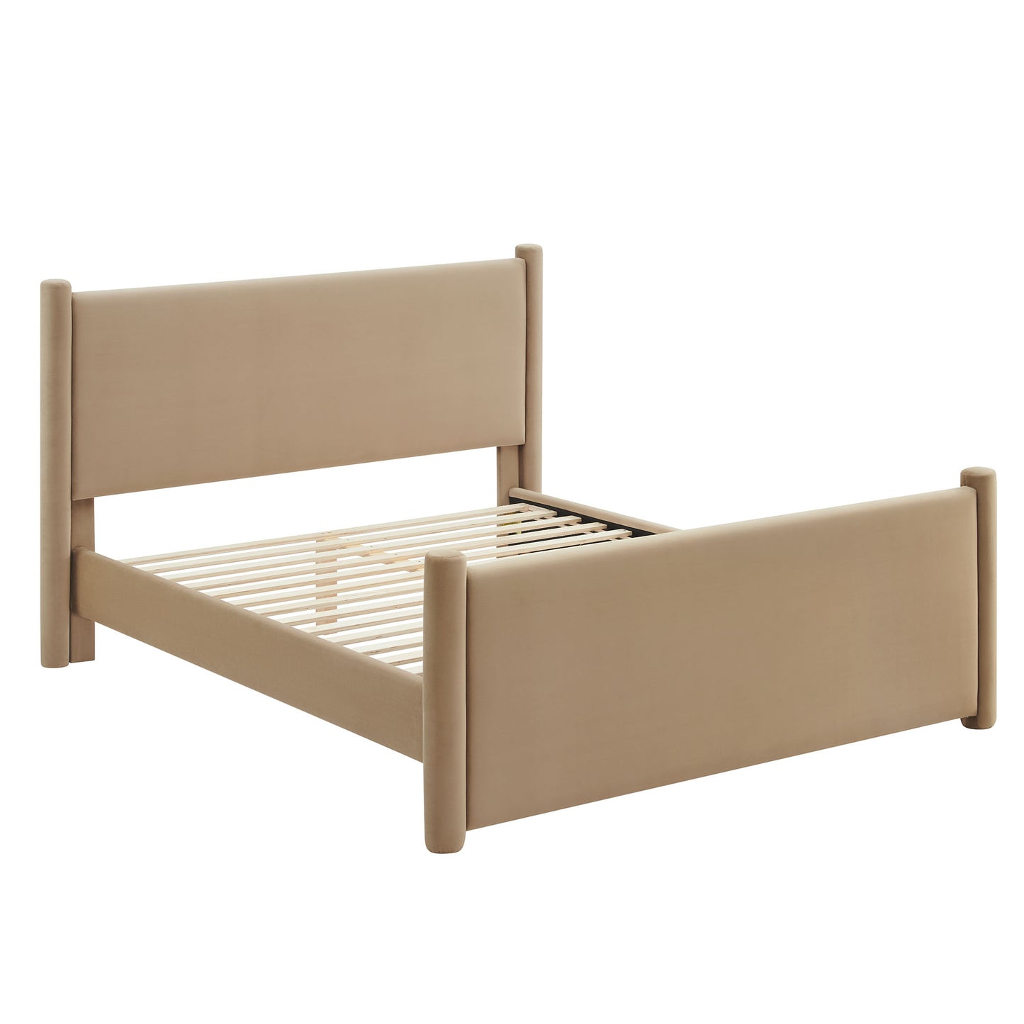 Rael Performance Velvet King Platform Bed by Modway MOD-7176-TAU