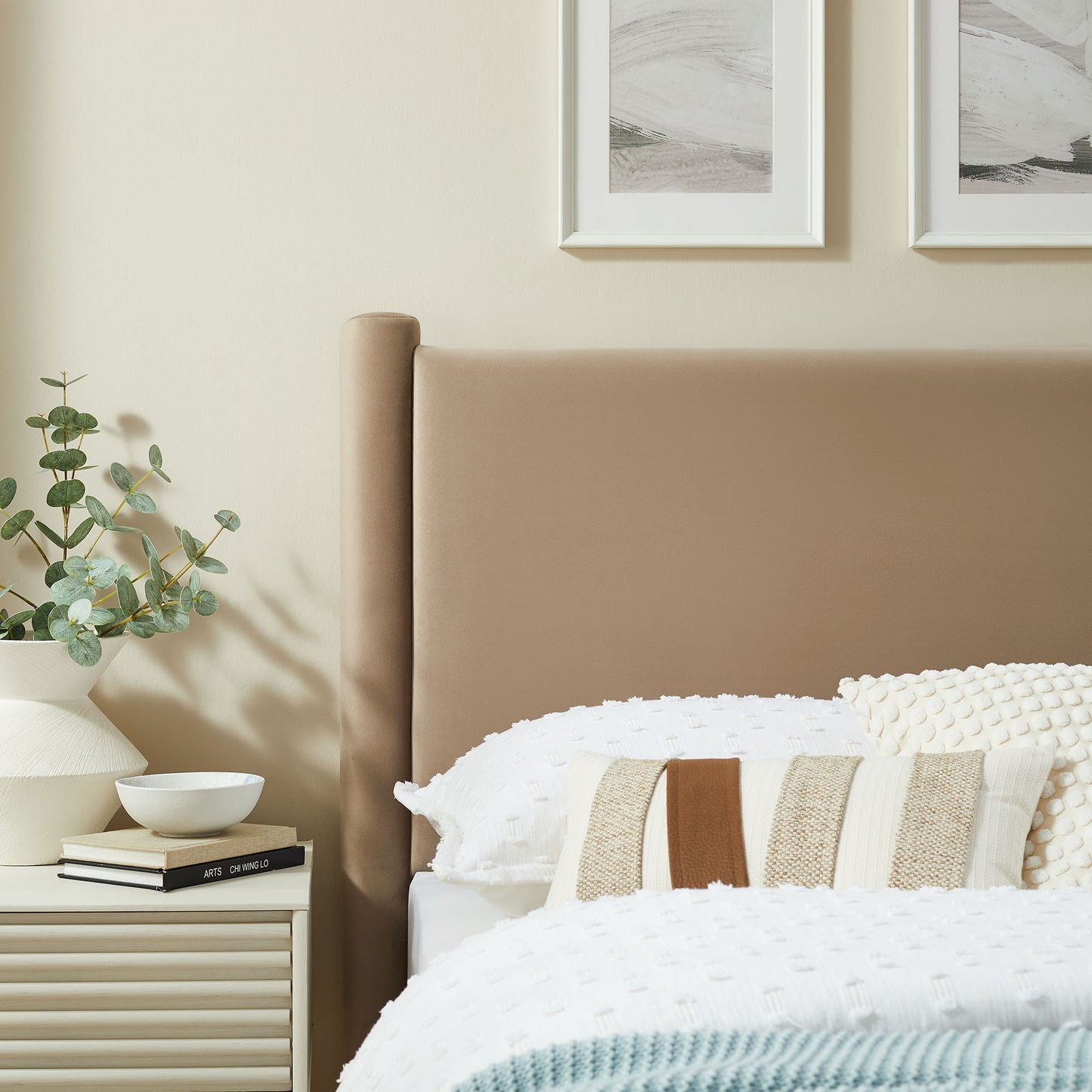 Rael Performance Velvet Headboard by Modway - Full, King, Queen, Twin Options