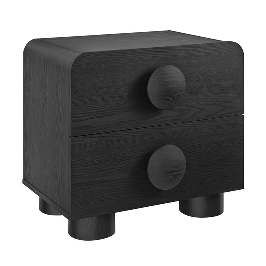 Sonnet 2-Drawer Nightstand by Modway MOD-7181-BLK