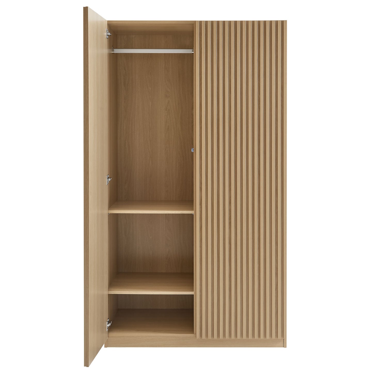 Render 2-Door Wardrobe Closet by Modway MOD-7182-OAK
