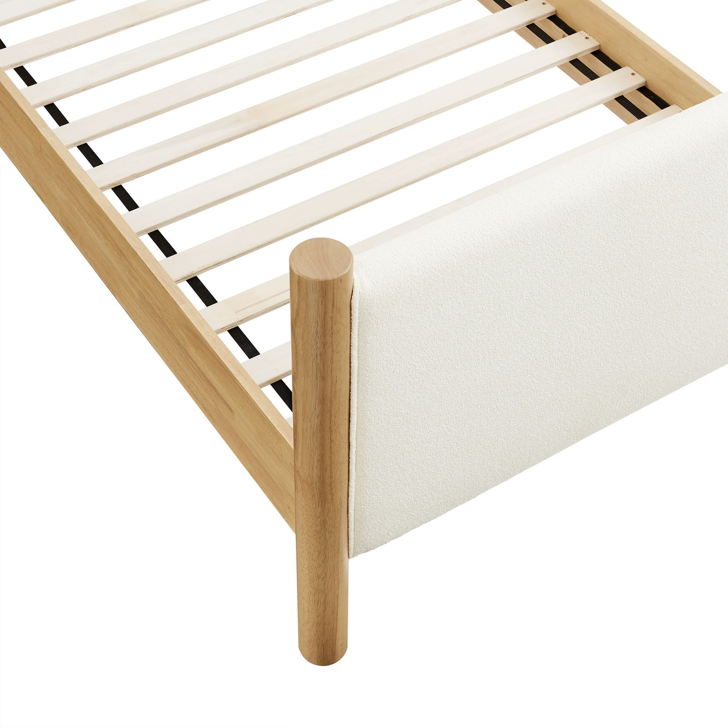 Maven Boucle Upholstered Platform Bed by Modway