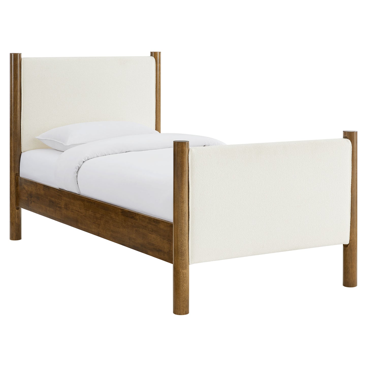 Maven Boucle Upholstered Platform Bed by Modway