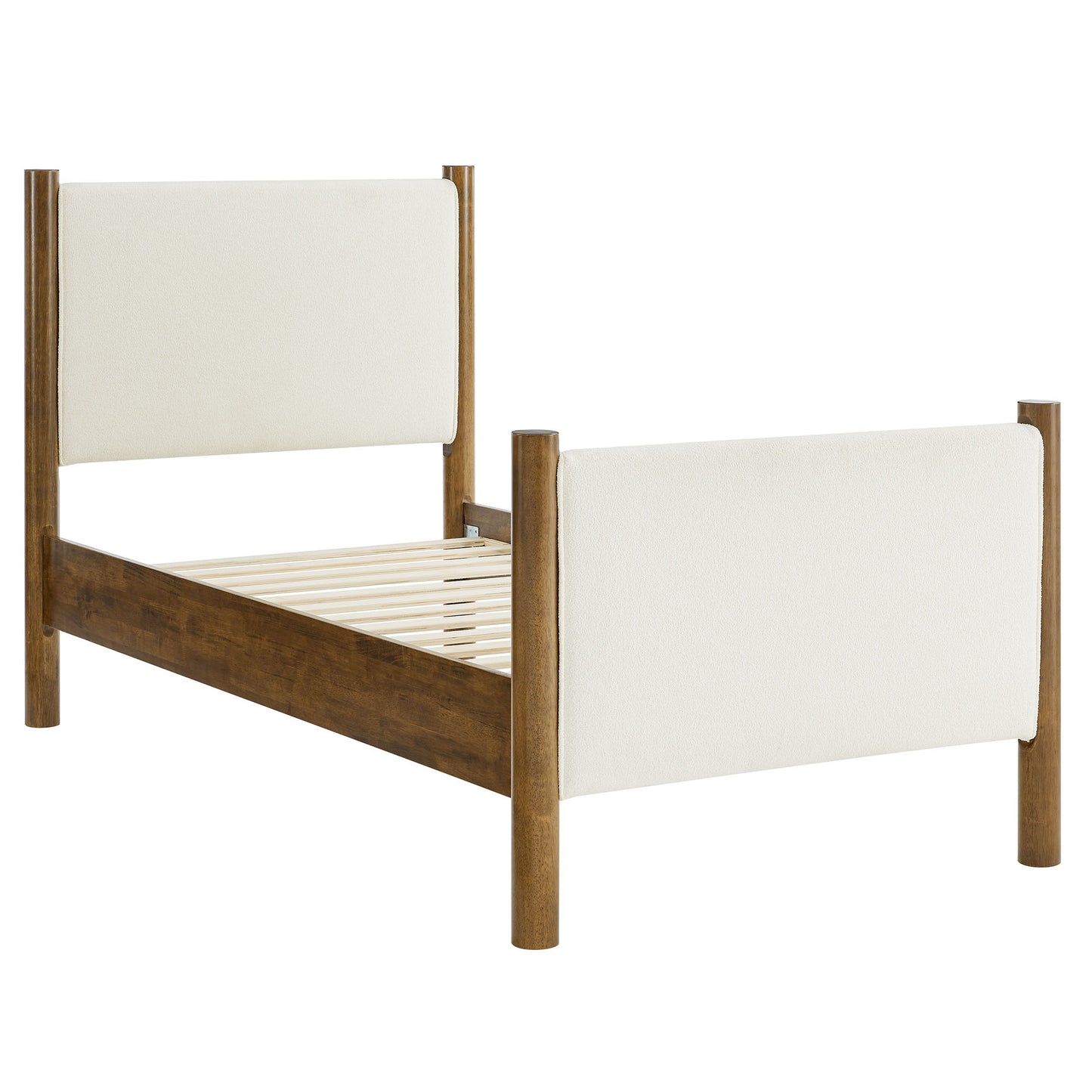 Maven Boucle Upholstered Platform Bed by Modway