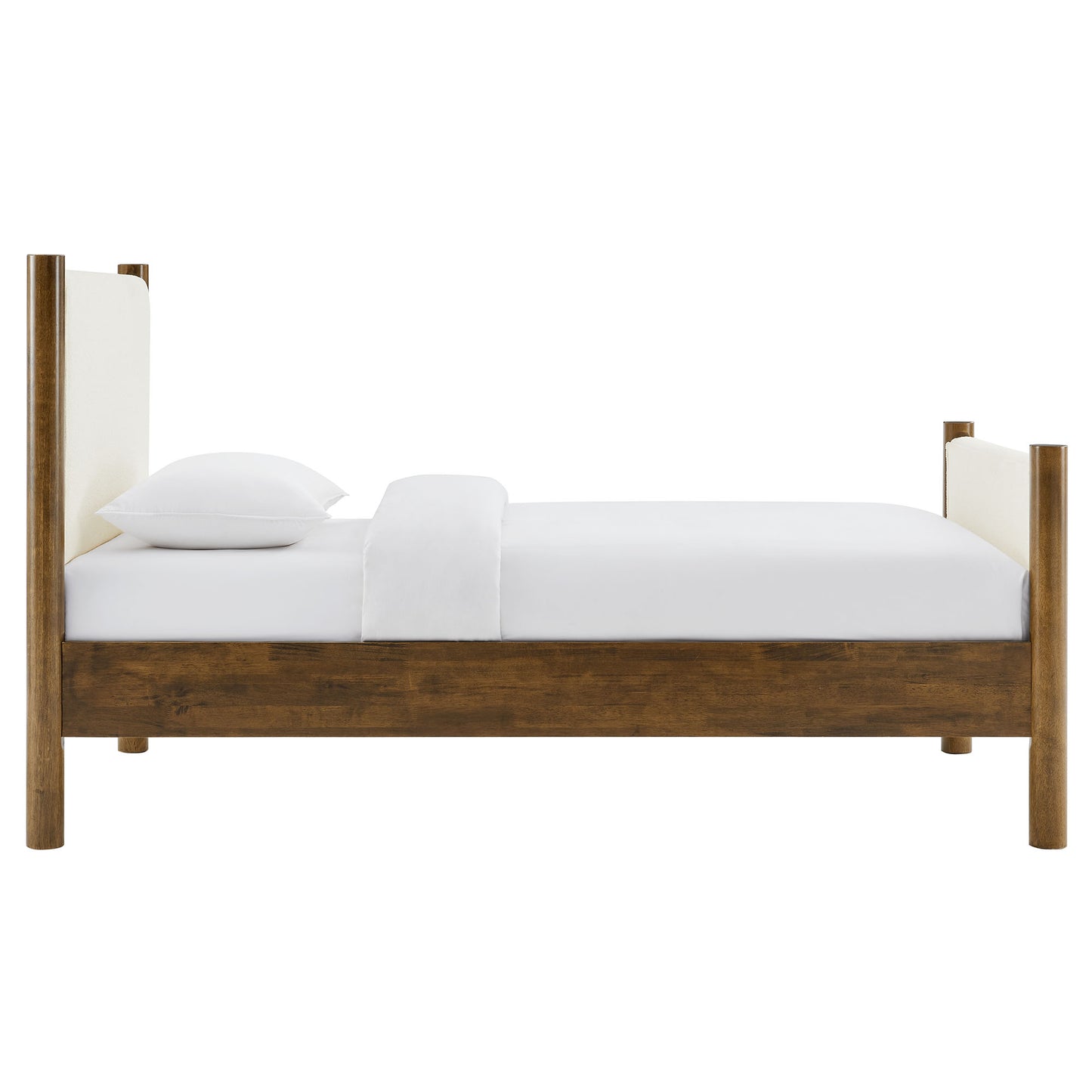 Maven Boucle Upholstered Platform Bed by Modway