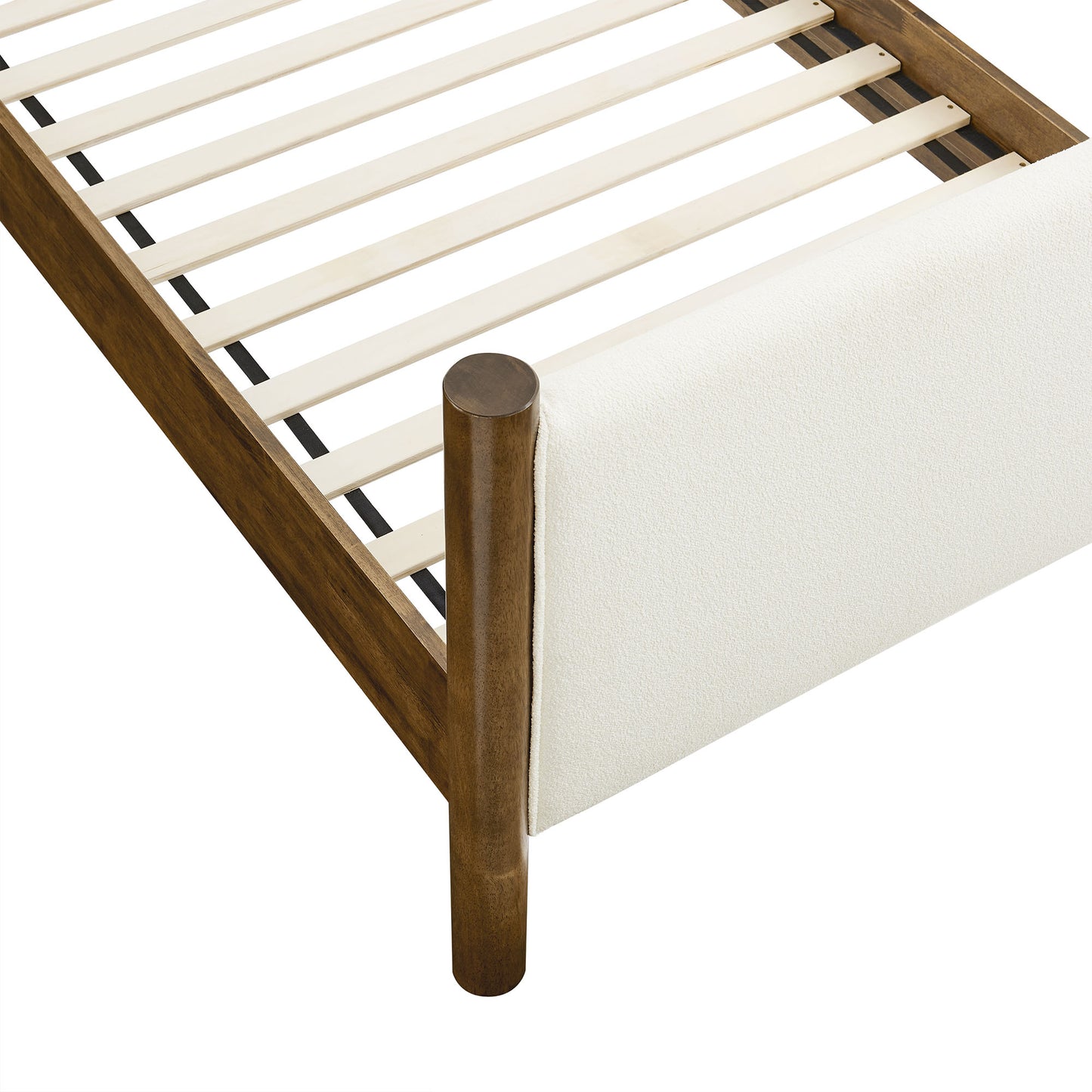Maven Boucle Upholstered Platform Bed by Modway