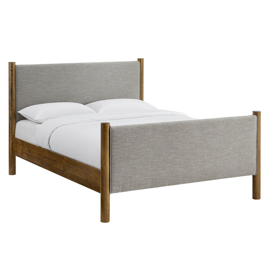 Maven Queen Size Fabric Upholstered Platform Bed