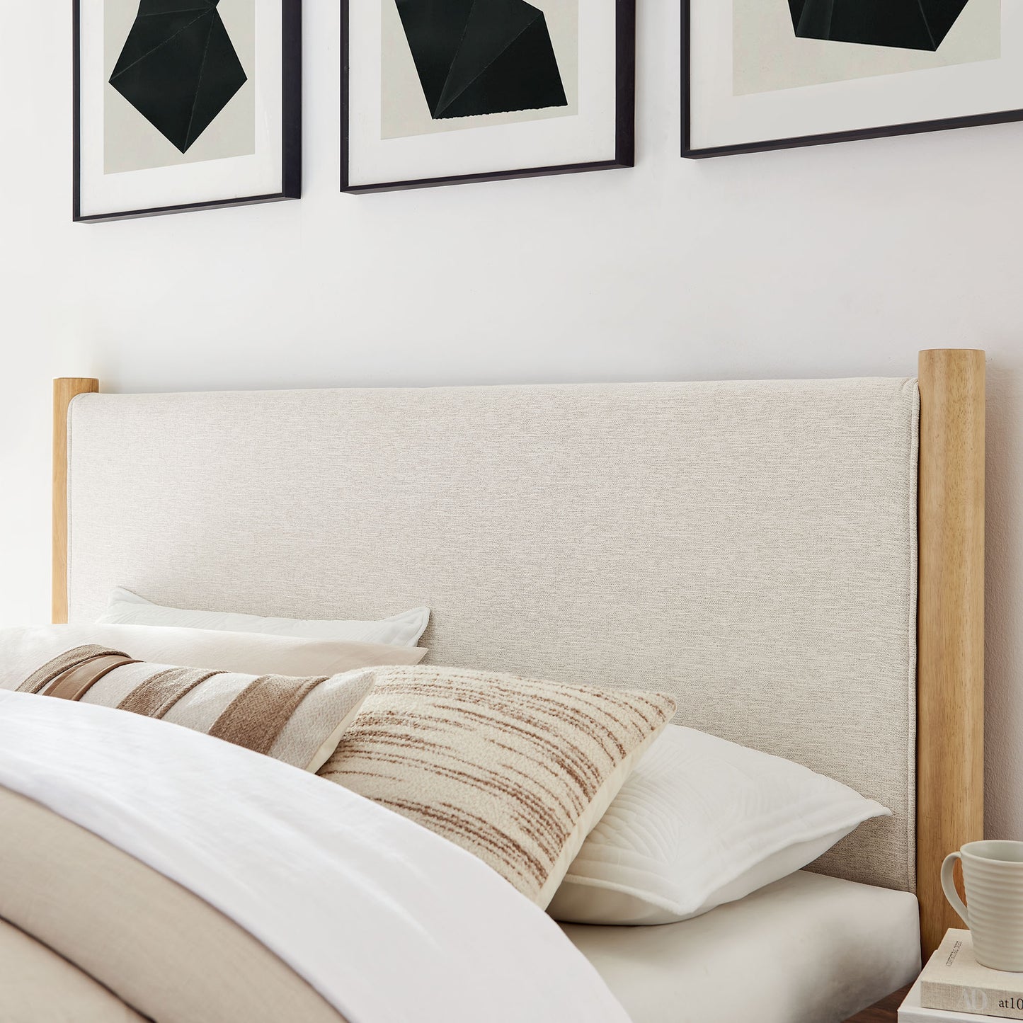 Maven Fabric Upholstered Platform Bed by Modway