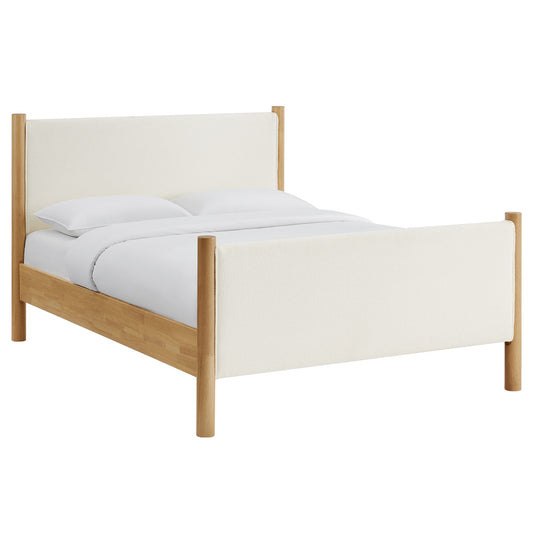 Maven Boucle Upholstered Platform Bed by Modway