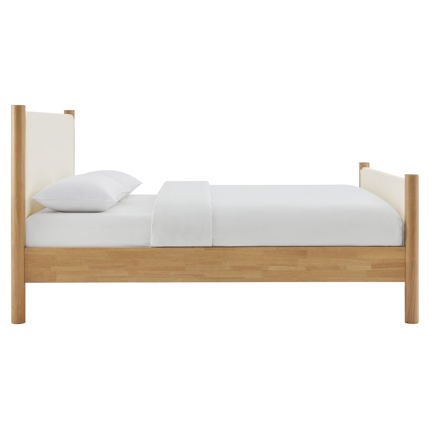 Maven Boucle Upholstered Platform Bed by Modway