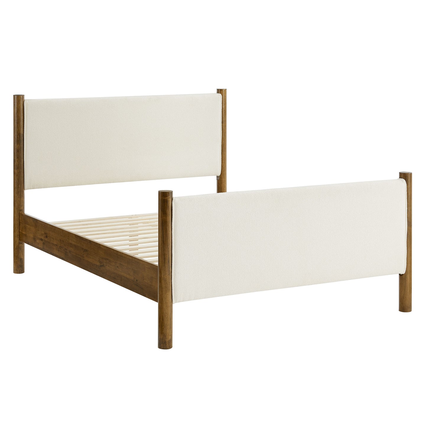 Maven Boucle Upholstered Platform Bed by Modway