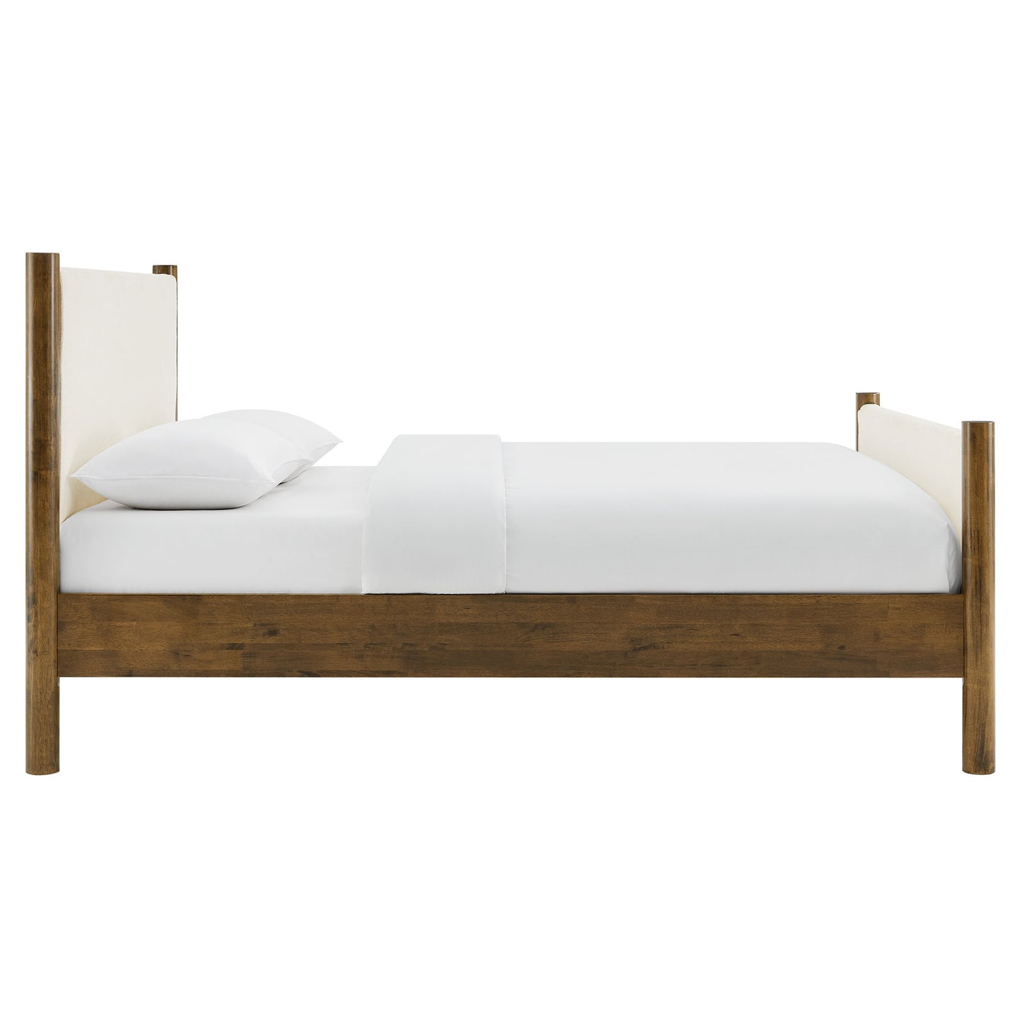 Maven Boucle Upholstered Platform Bed by Modway