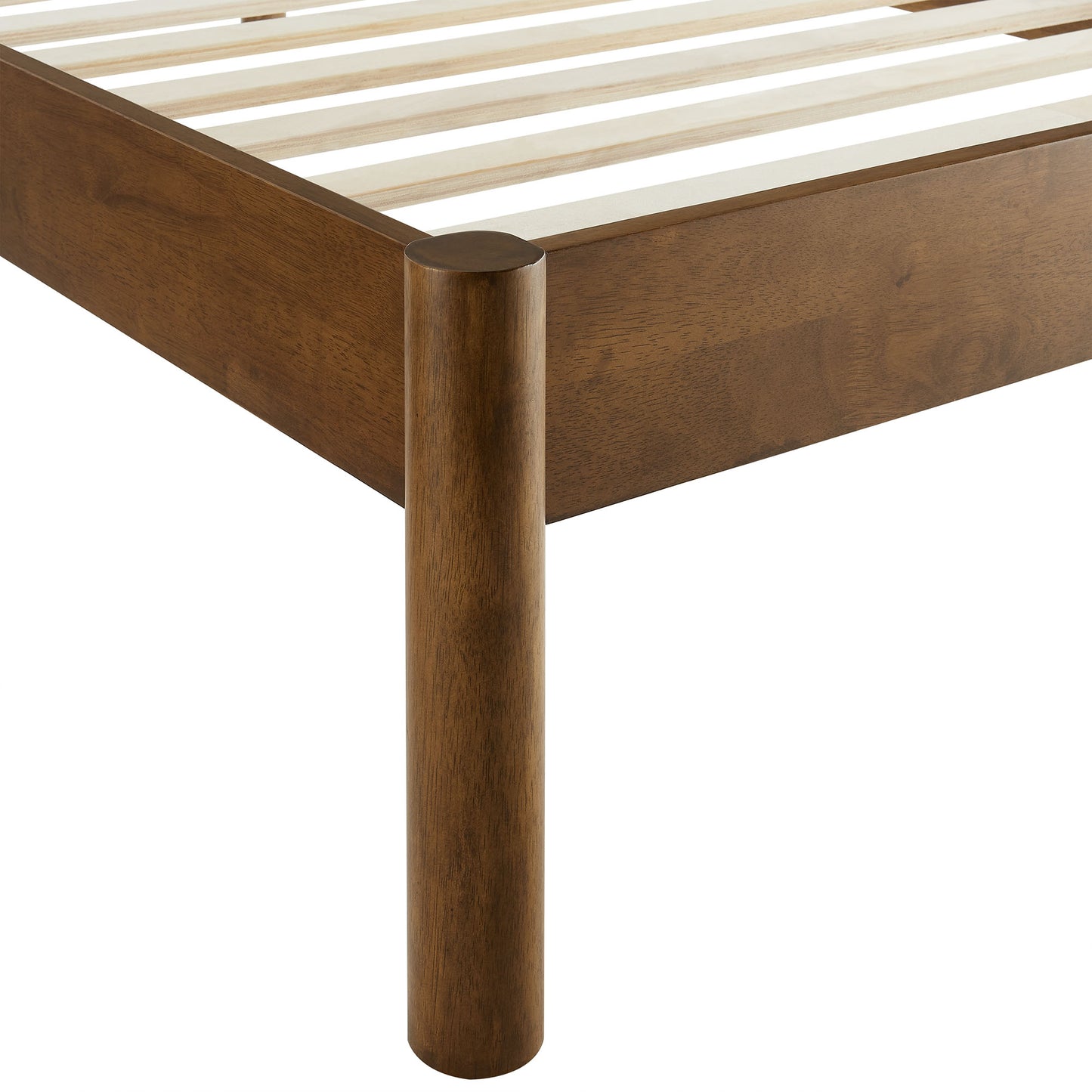 Olea Channel Tufted Boucle Solid Wood Platform Bed by Modway