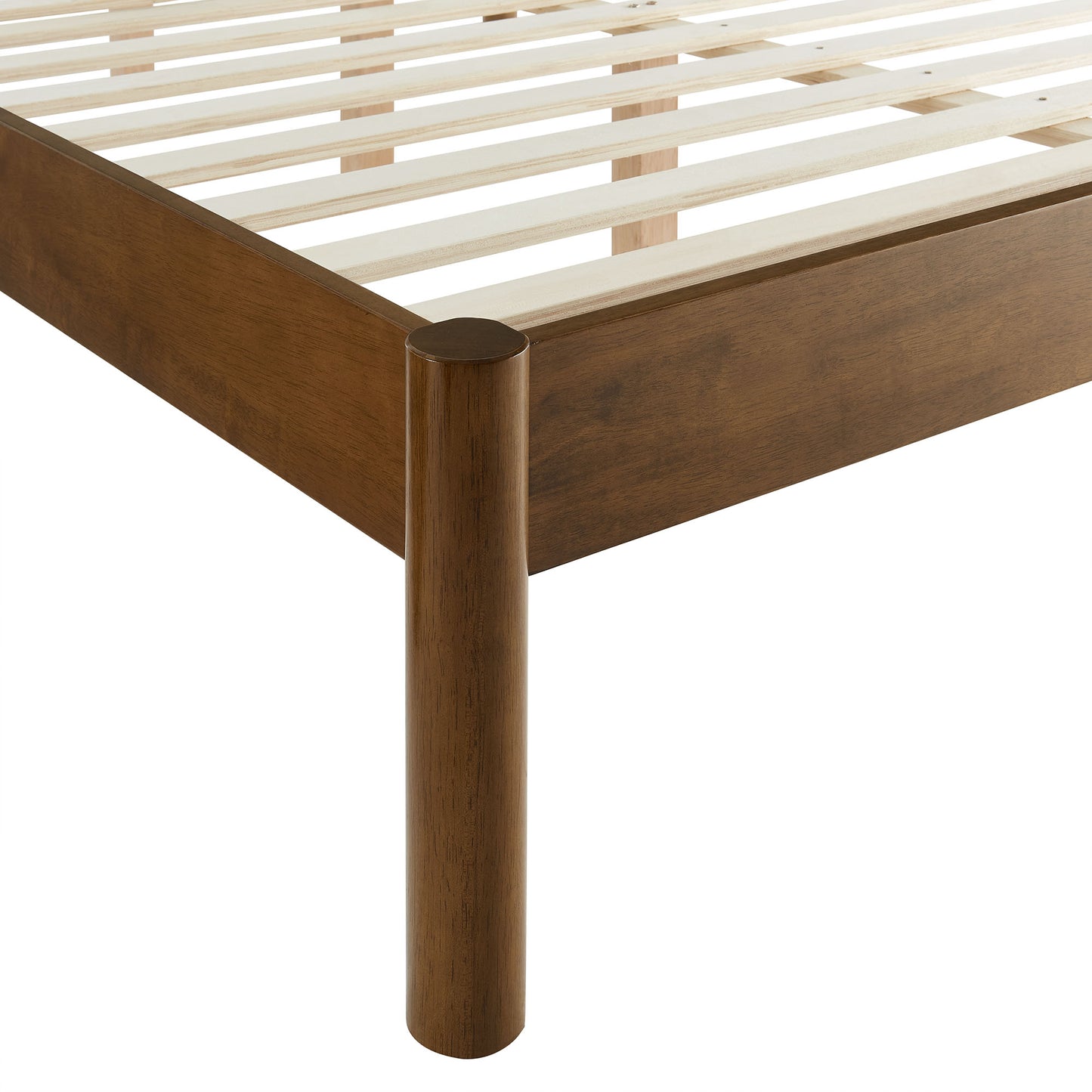 Olea Channel Tufted Boucle Solid Wood Queen Platform Bed by Modway MOD-7198-FEA-WAL