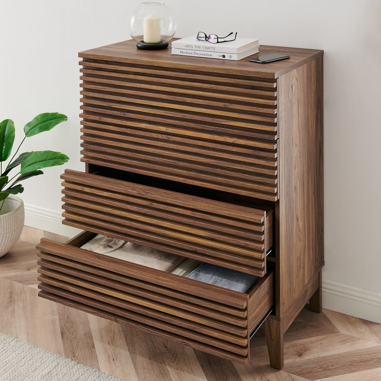 Render 4-Drawer Chest by Modway MOD-7202-WAL