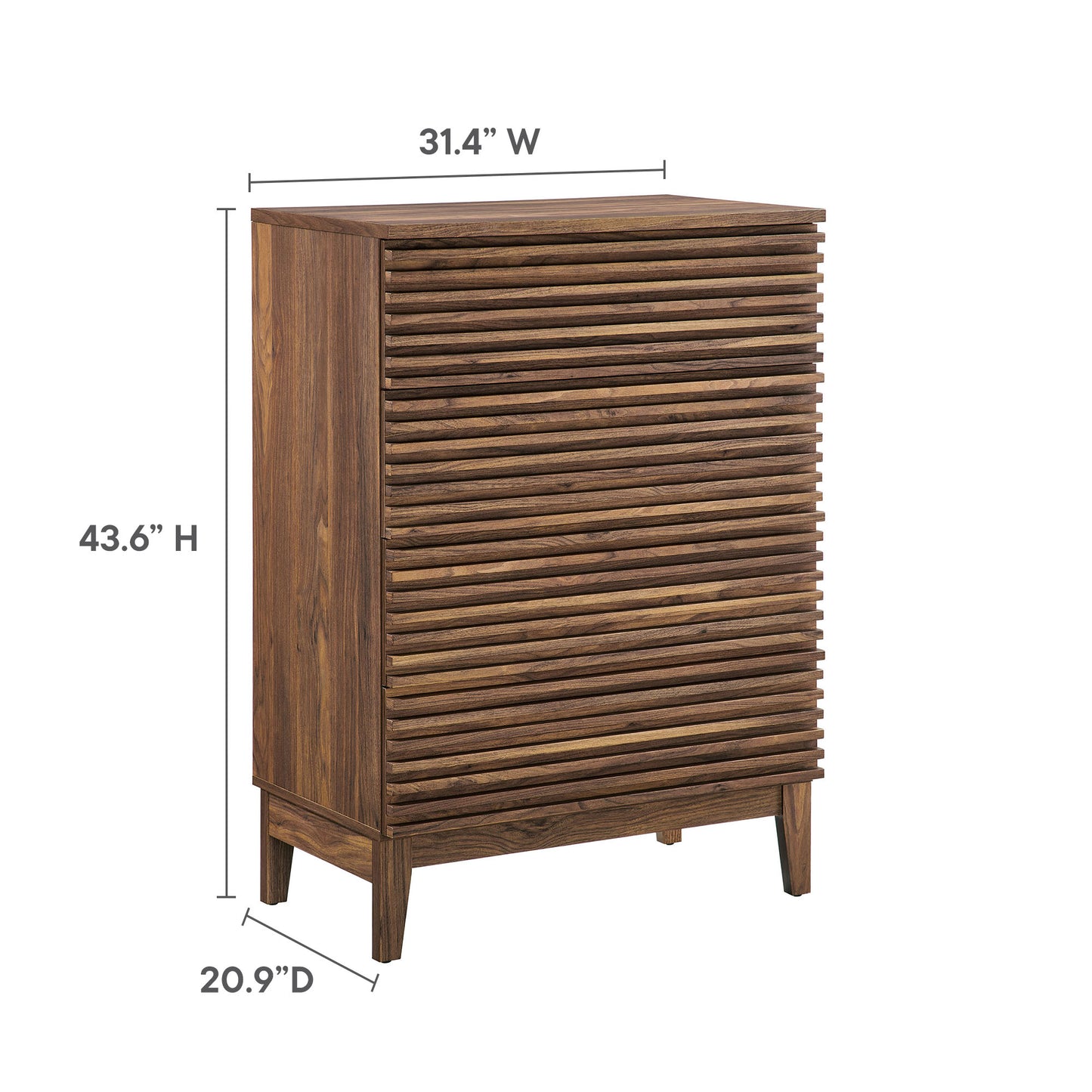Render 4-Drawer Chest by Modway MOD-7202-WAL