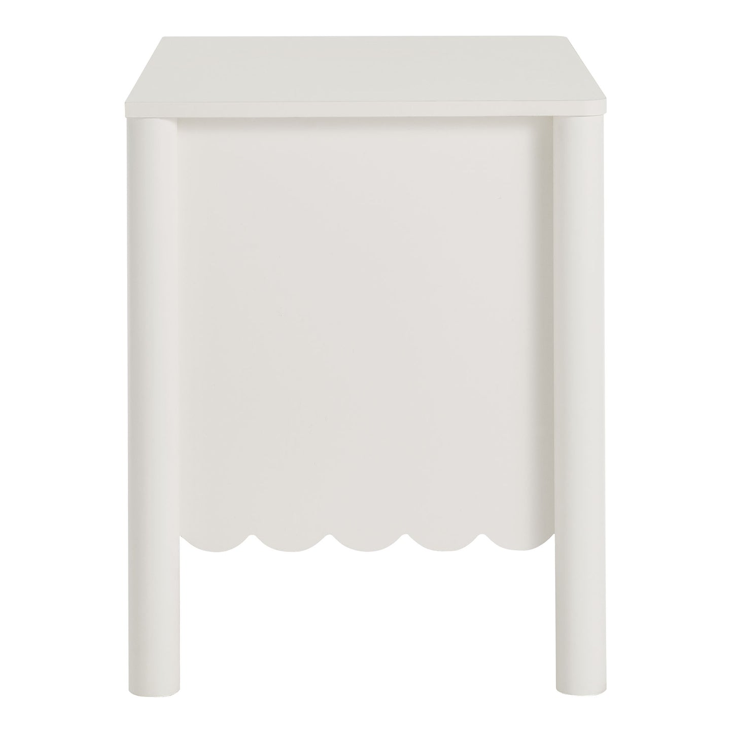 Emmeline Scalloped 2-Drawer Nightstand by Modway MOD-7206-WHI