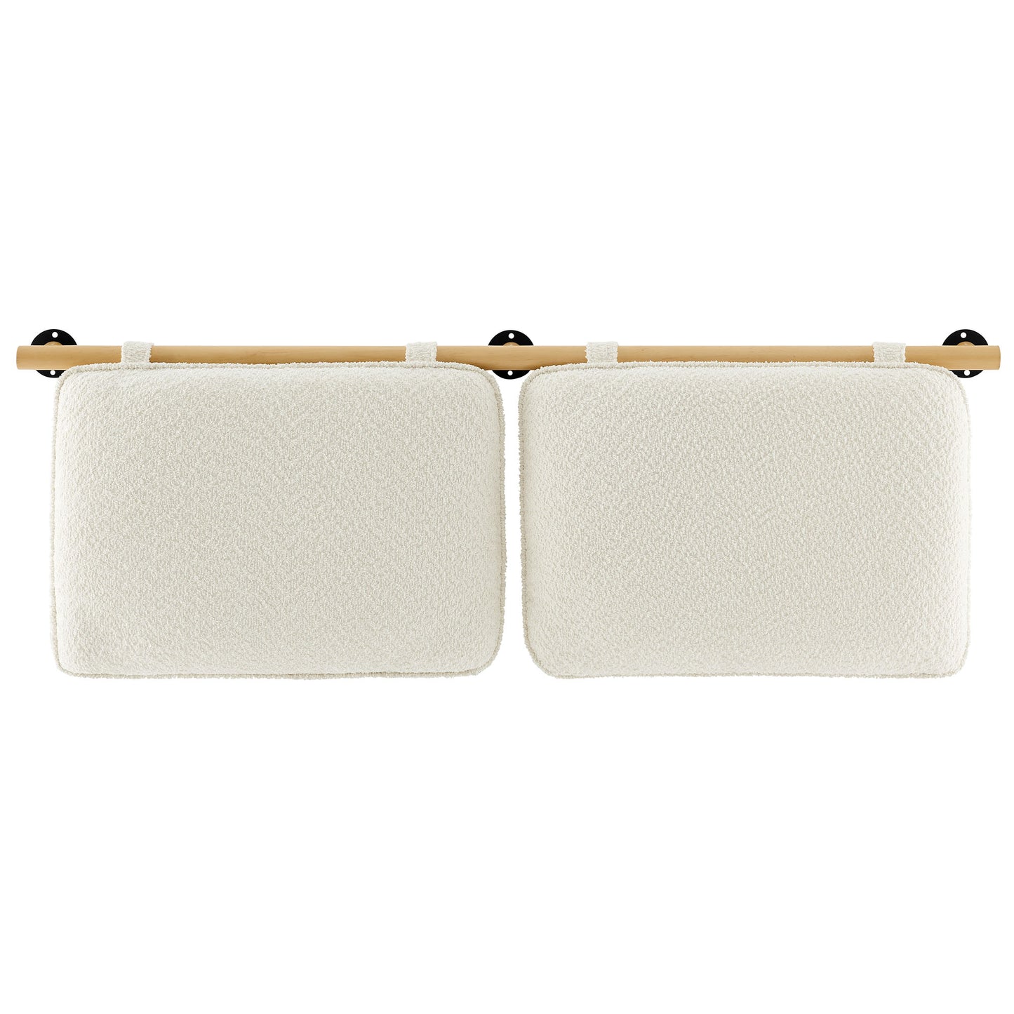 Anela Wall-Mounted Chenille Upholstered Headboard by Modway