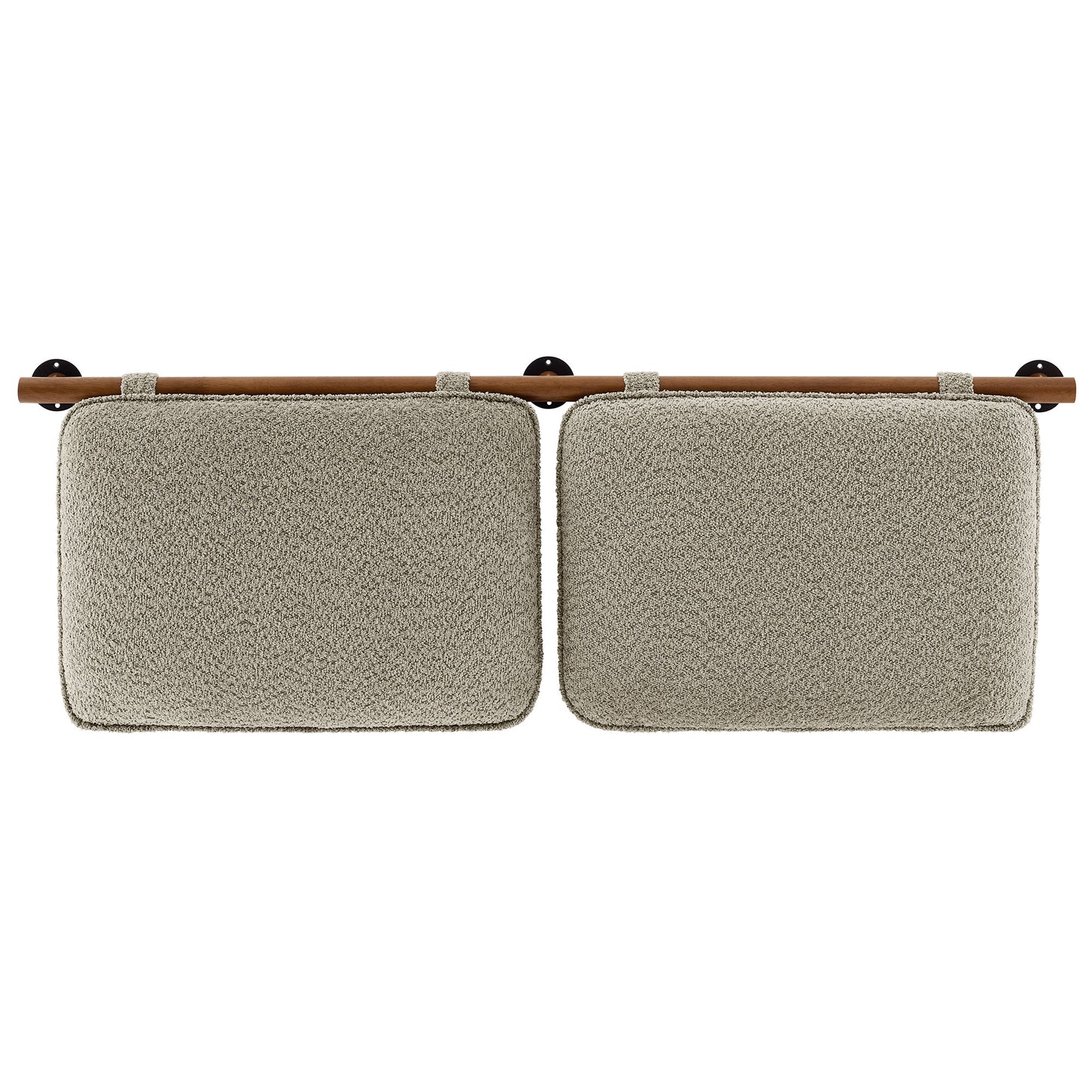 Anela Wall-Mounted Chenille Upholstered King Size Headboard by Modway MOD-7213-OAT-WAL