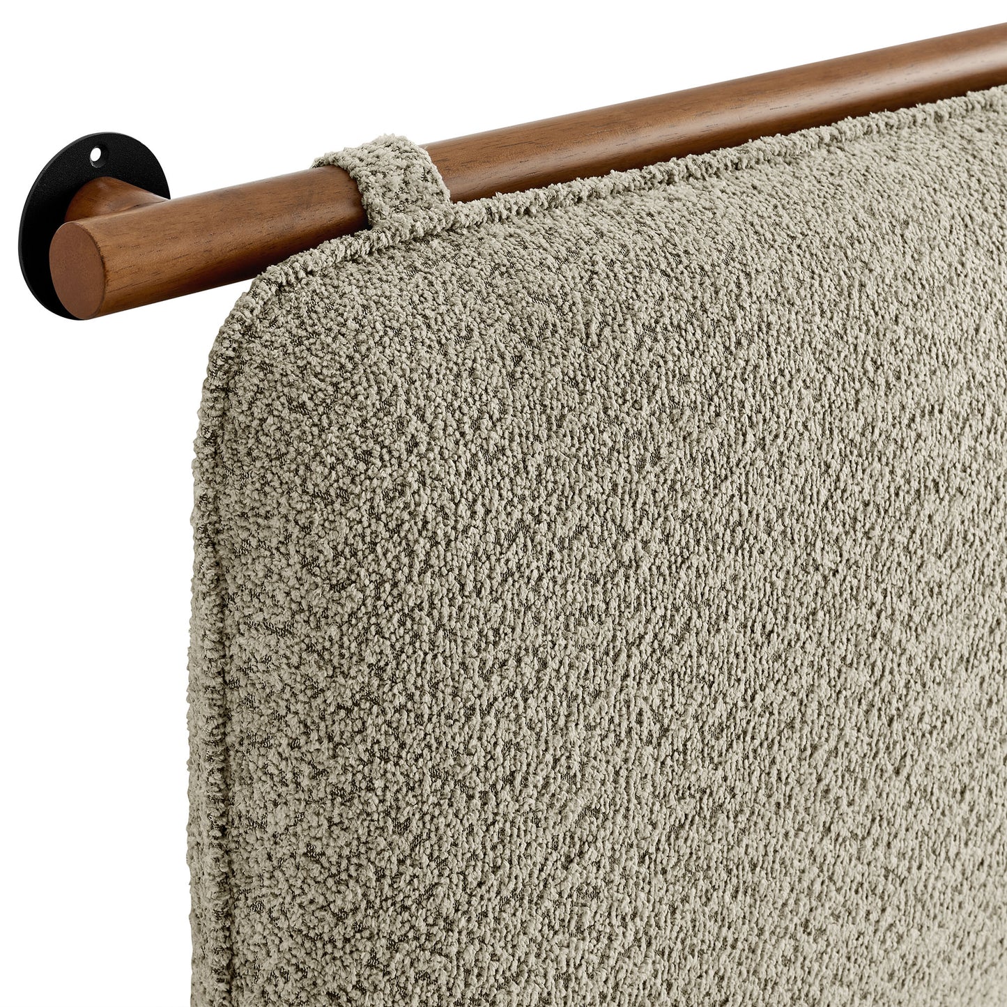 Anela Wall-Mounted Chenille Upholstered King Size Headboard by Modway MOD-7213-OAT-WAL