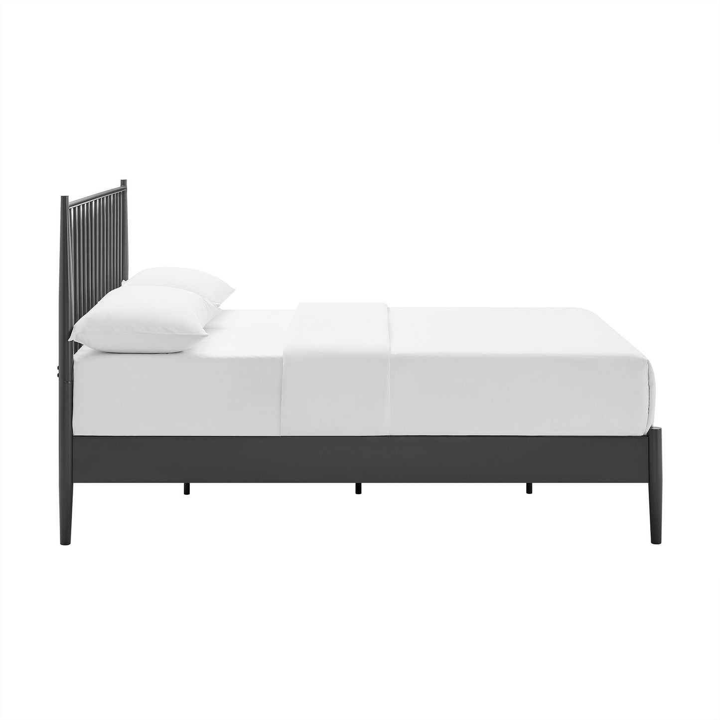 Adair Spindle Metal Platform Bed by Modway — Spindle Headboard, Minimalist Frame
