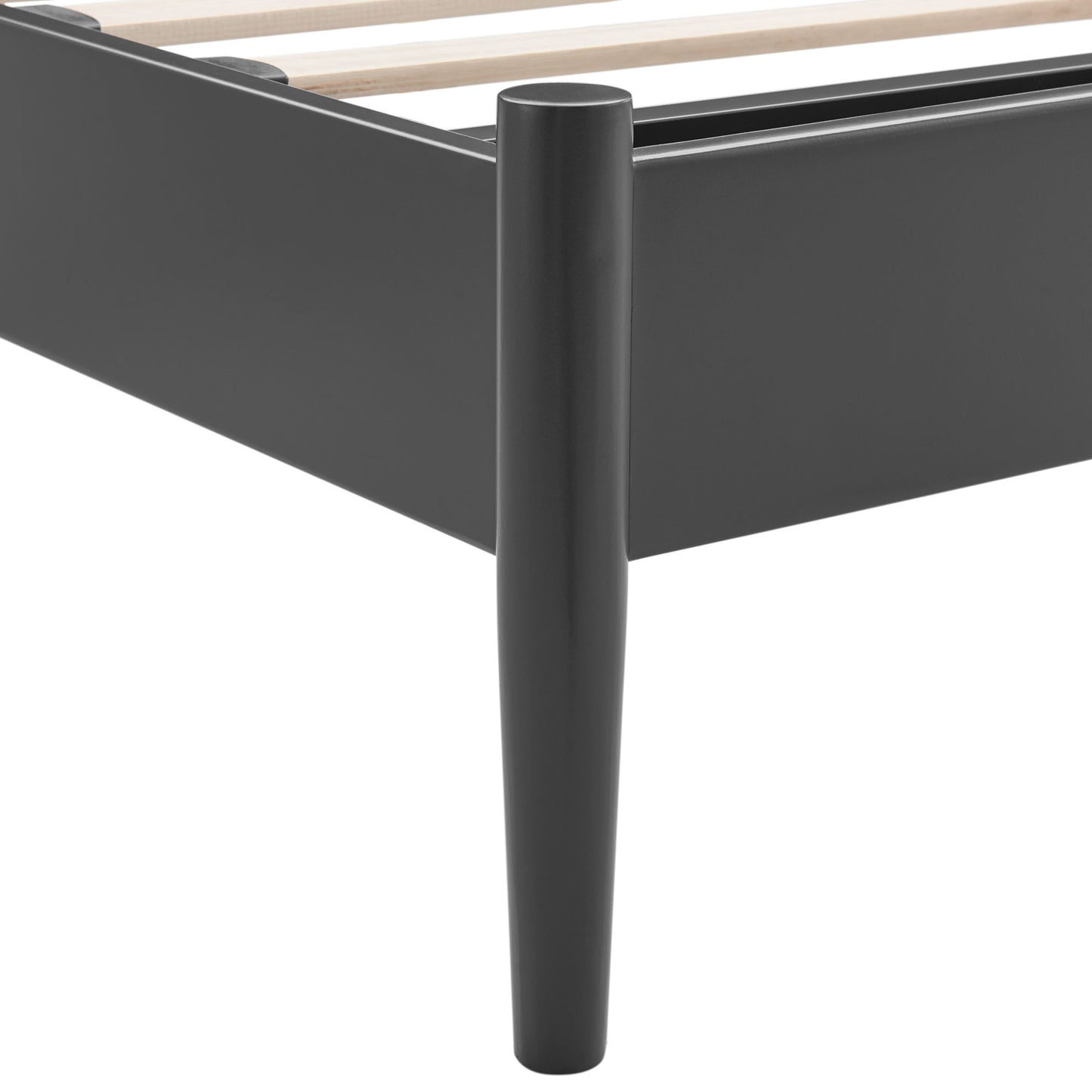 Adair Spindle Metal Platform Bed by Modway — Spindle Headboard, Minimalist Frame