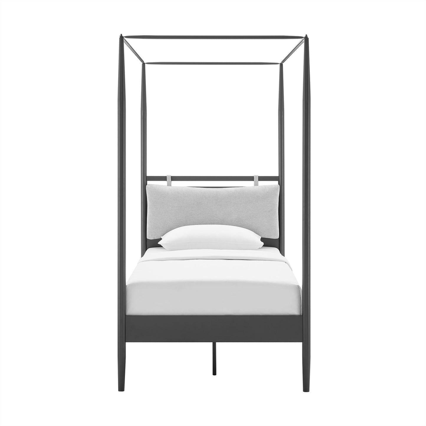 Marlowe 4-Poster Canopy Metal Platform Bed by Modway, Modern Industrial Design