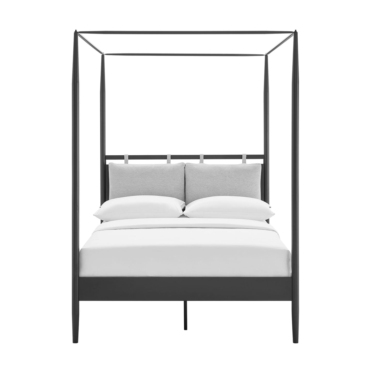 Marlowe 4-Poster Canopy Metal Full Platform Bed by Modway MOD-7222-CHA-NPT