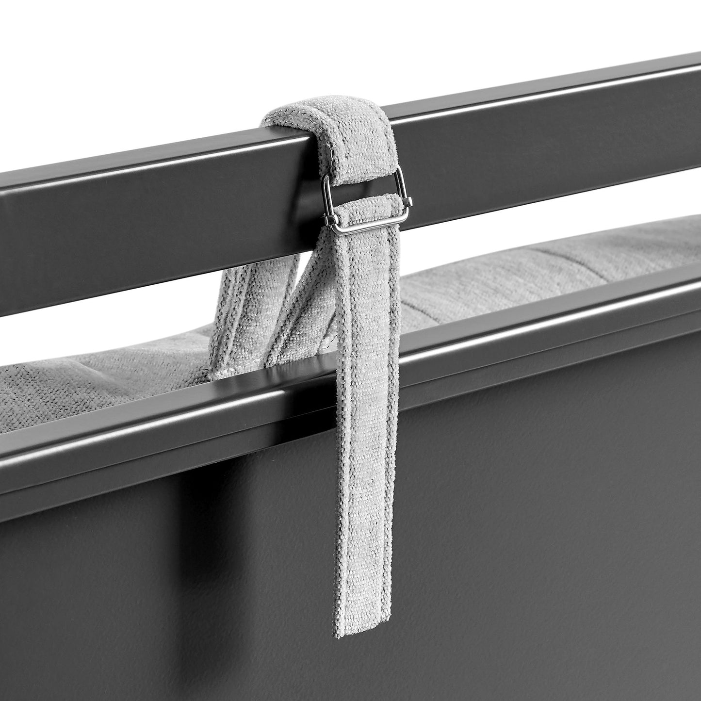 Marlowe 4-Poster Canopy Metal King Platform Bed by Modway MOD-7224-CHA-NPT