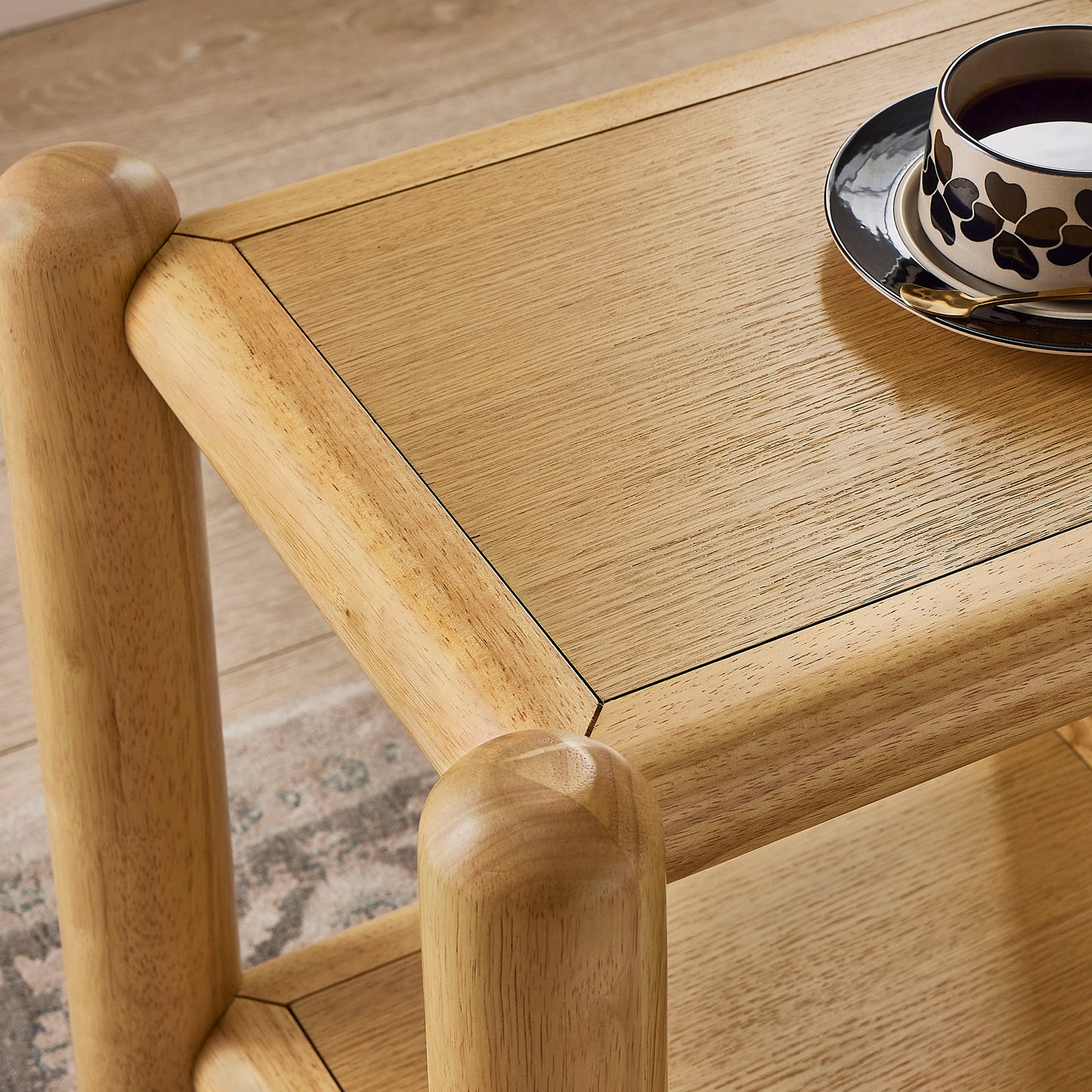 Arcus Rectangular 2-Tier Side Table by Modway MOD-7226-OAK