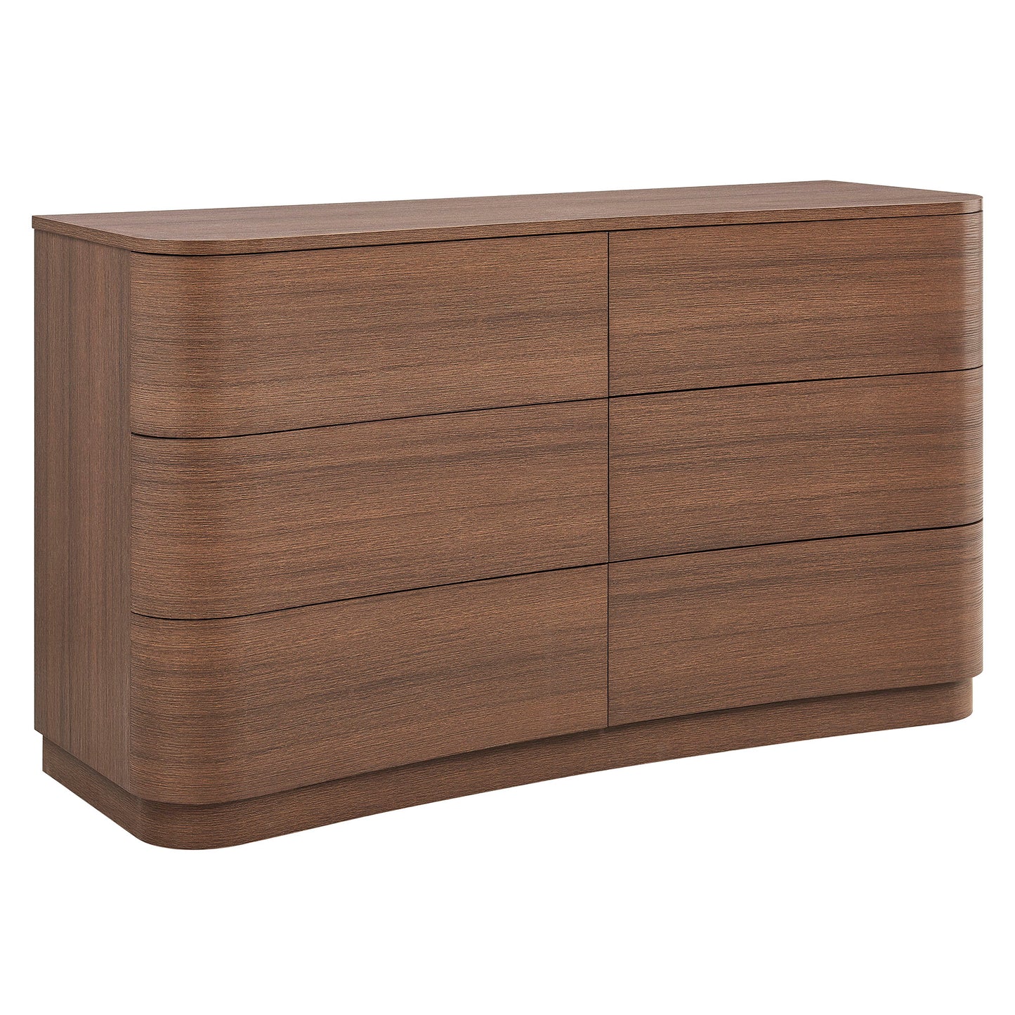 Mirae 6-Drawer Curved Dresser by Modway MOD-7229-BBO